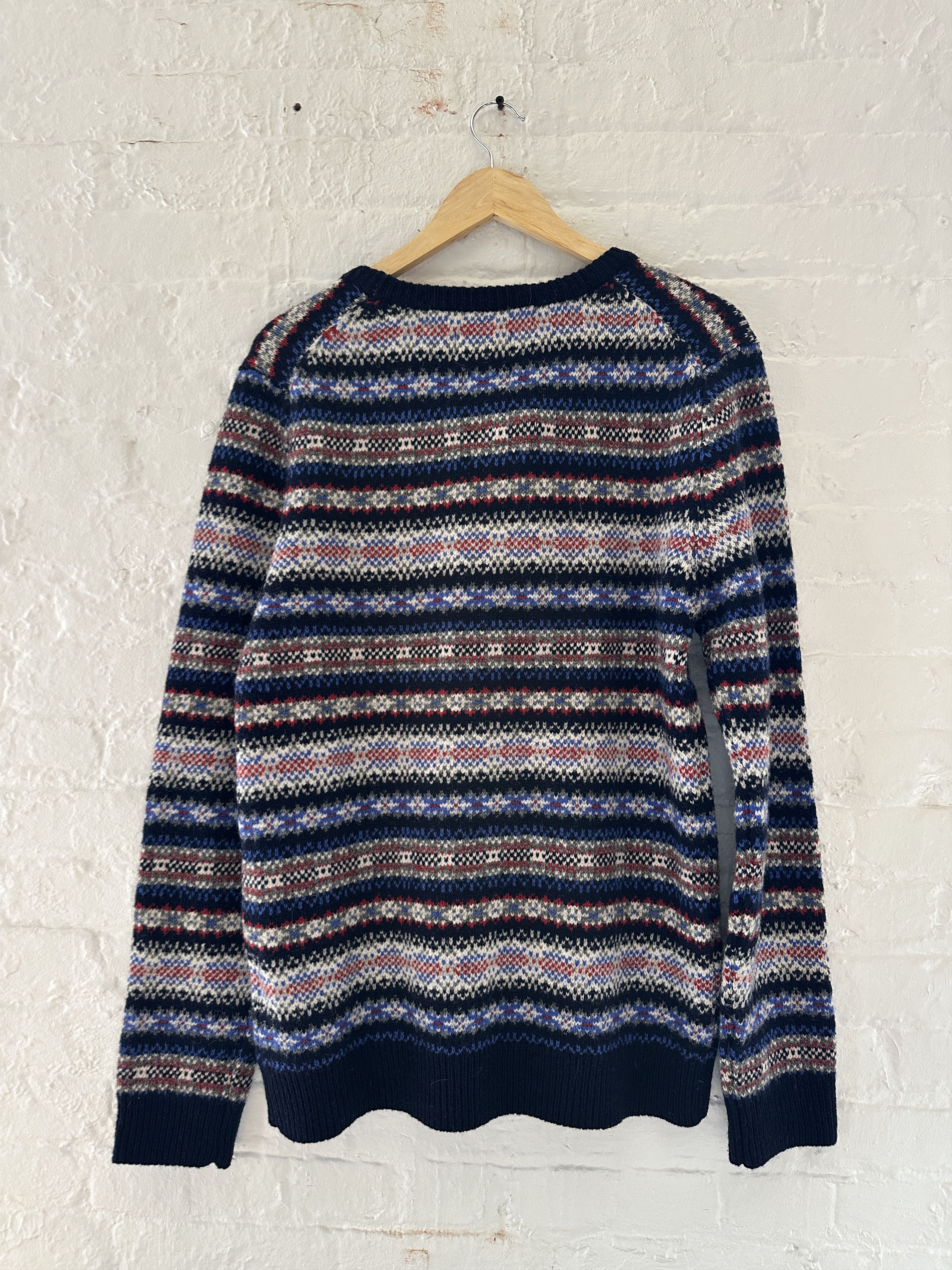 Comme des Garcons Junya Watanabe Fair Isle Wool Sweater Size US M / EU 48-50 / 2 - 4 Thumbnail