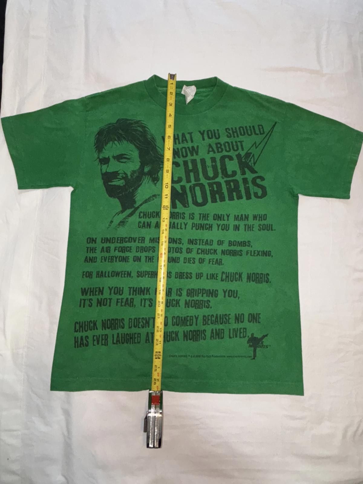 American Apparel Vintage Chuck Norris Graphic Tee - Funny Quote T-Shirt Size US M / EU 48-50 / 2 - 7 Thumbnail