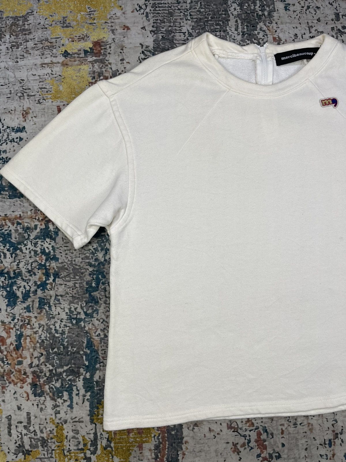 mercibeaucoup Issey Miyake Mercibeaucoup Cropped S/Sleeve Sweatshirt Size US M / EU 48-50 / 2 - 3 Thumbnail