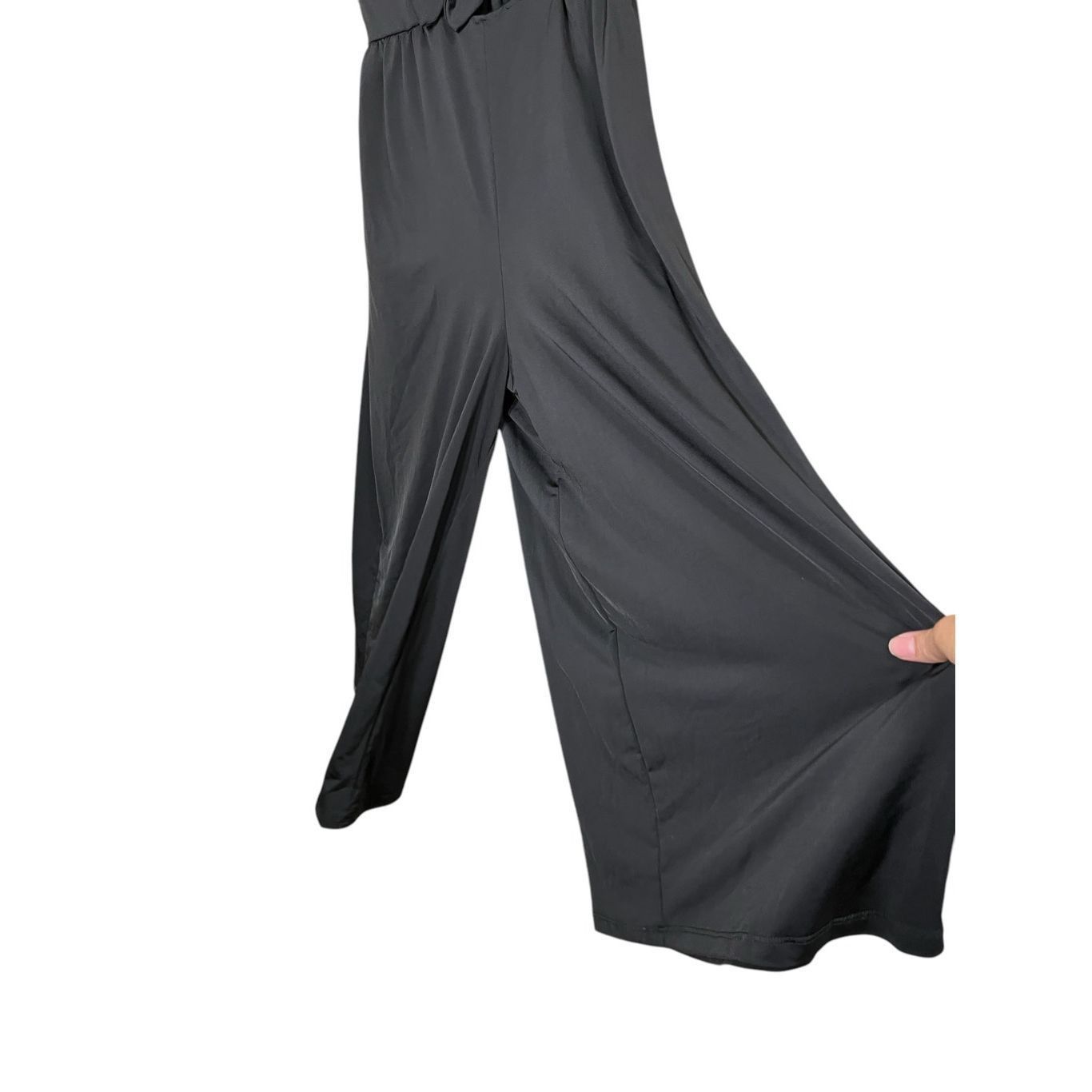 Other Charlotte Russe Y2K Black Wide Leg Jumpsuit Size XS Size US 26 / EU 42 - 4 Thumbnail