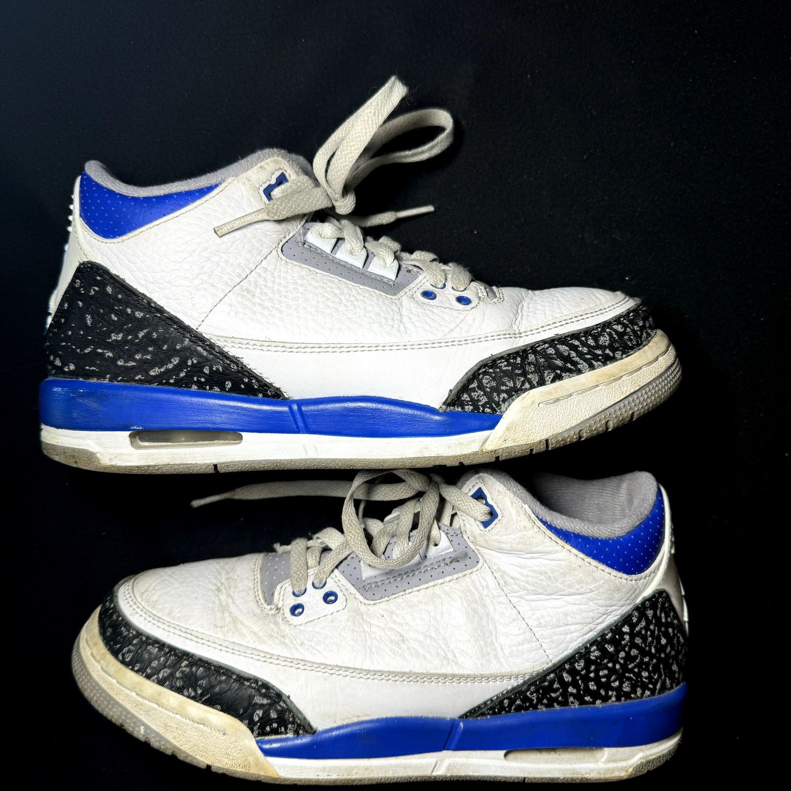 Jordan Brand × Nike Nike Air Jordan 3 Retro GS Racer Blue Men's Shoes - Size 7 Size US 7 / EU 40 - 2 Thumbnail
