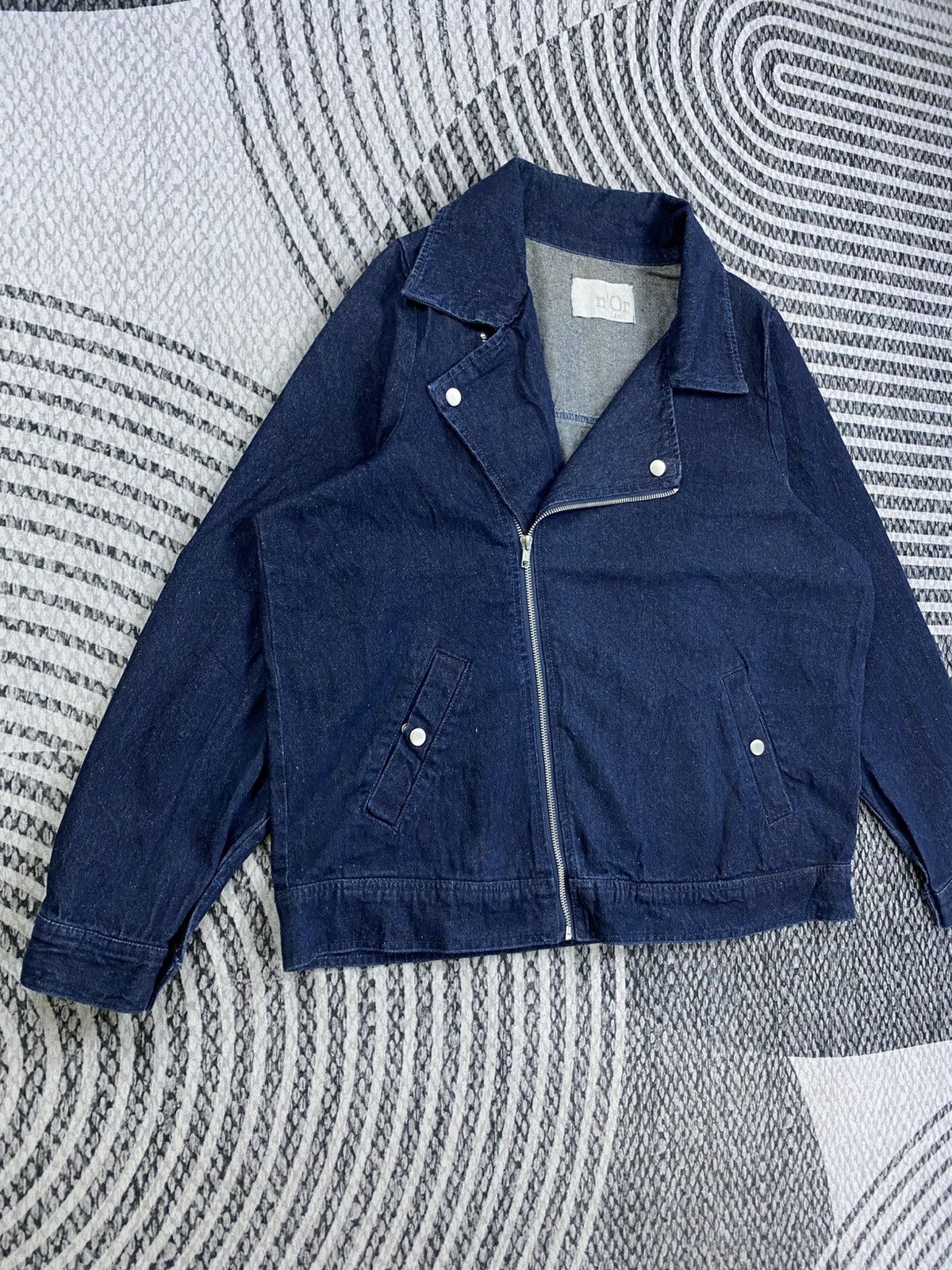 Japanese Brand Vintage N’or Label Double Collar Denim Jacket Size US L / EU 52-54 / 3 - 4 Thumbnail