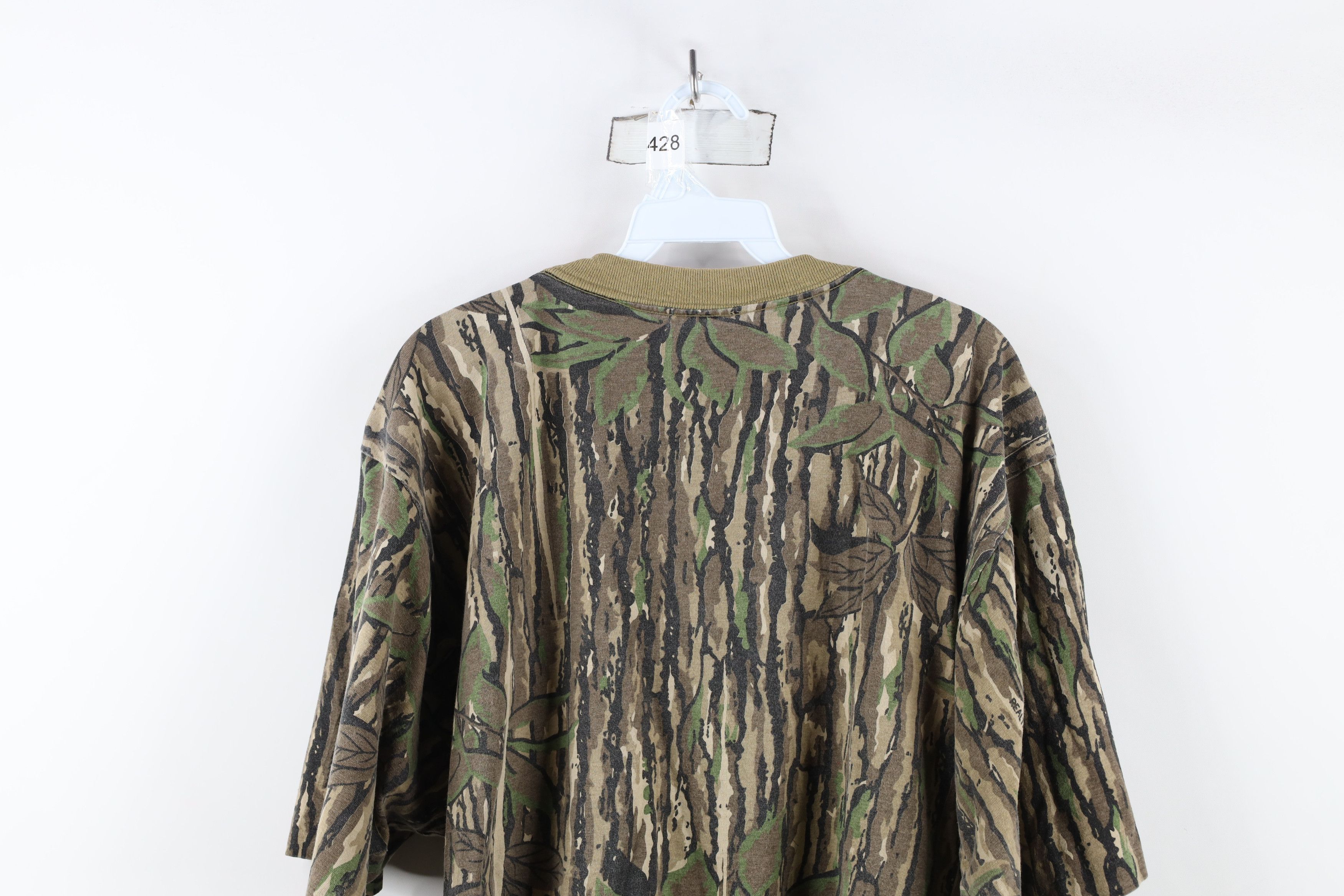 Vintage Vintage 90s Streetwear Heavyweight Camouflage T-Shirt USA Size US XL / EU 56 / 4 - 11 Thumbnail