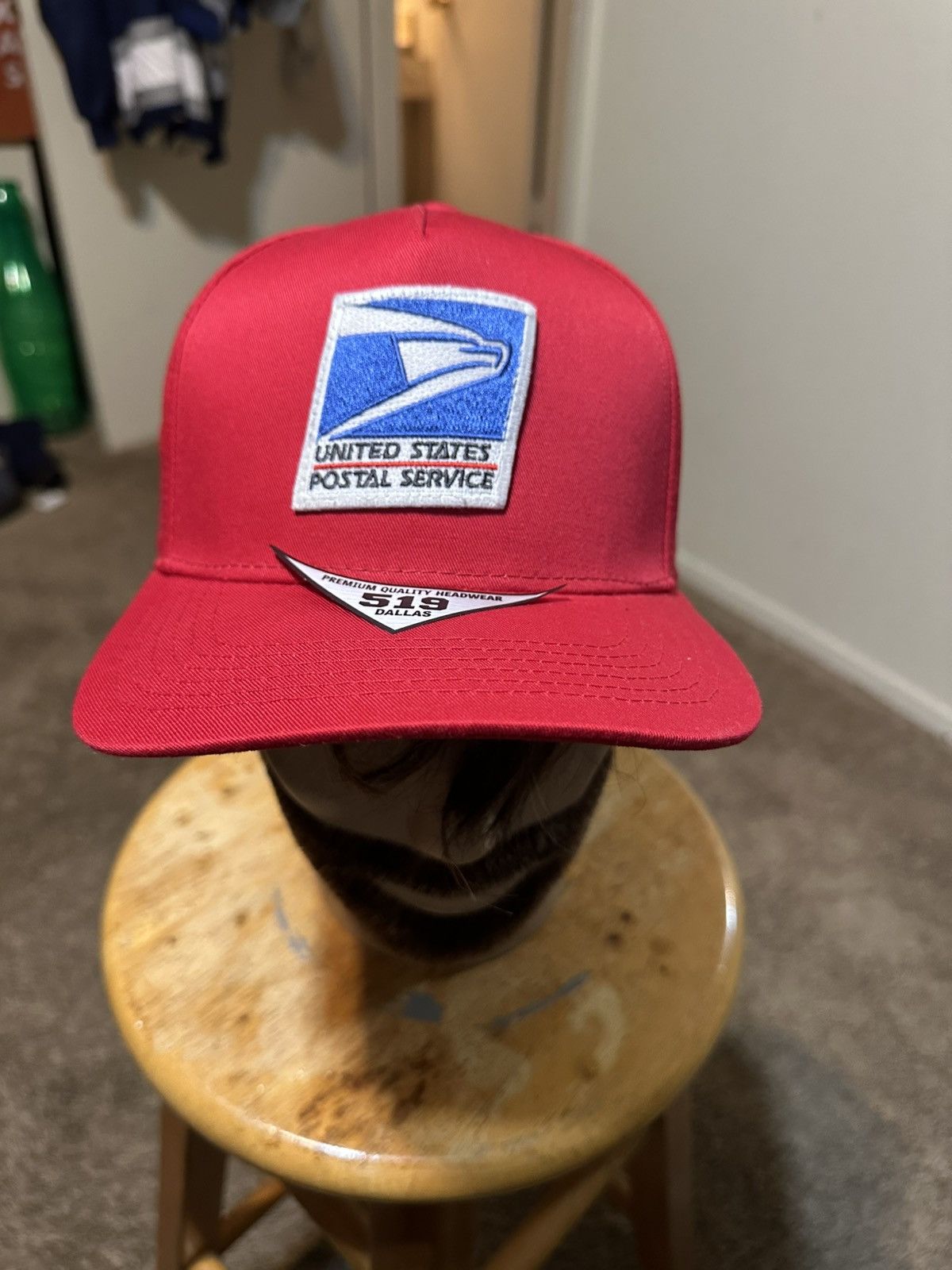 Anti Social Social Club Vintage USPS Mailman “triple red” hat 00s Size ONE SIZE - 2 Thumbnail