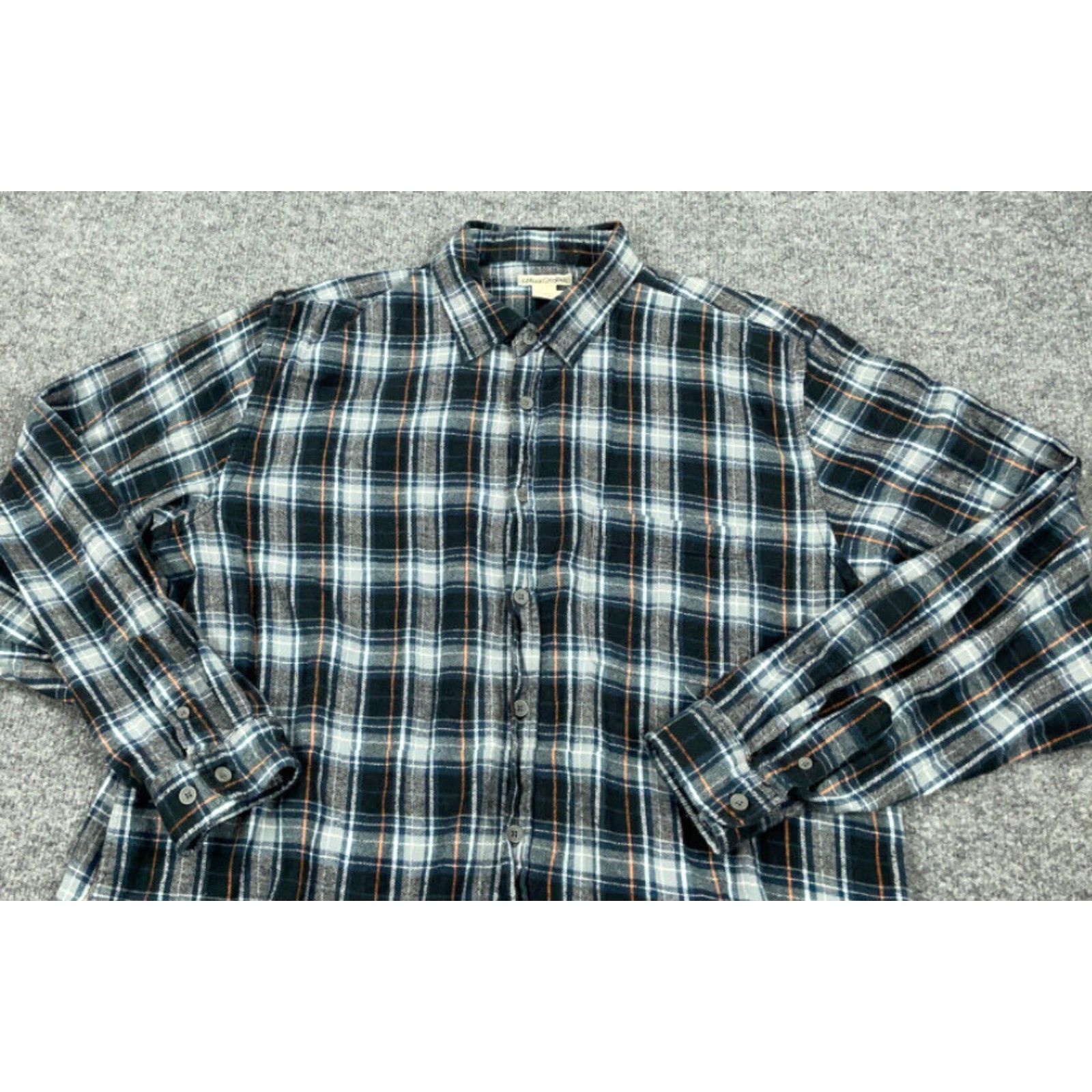 Carbon2Cobalt VINTAGE Carbon2Cobalt Shirt Plaid Flannel Shirt Adult Large Blue Lightweight Grunge Workwear 90s Mens Size US L / EU 52-54 / 3 - 7 Thumbnail