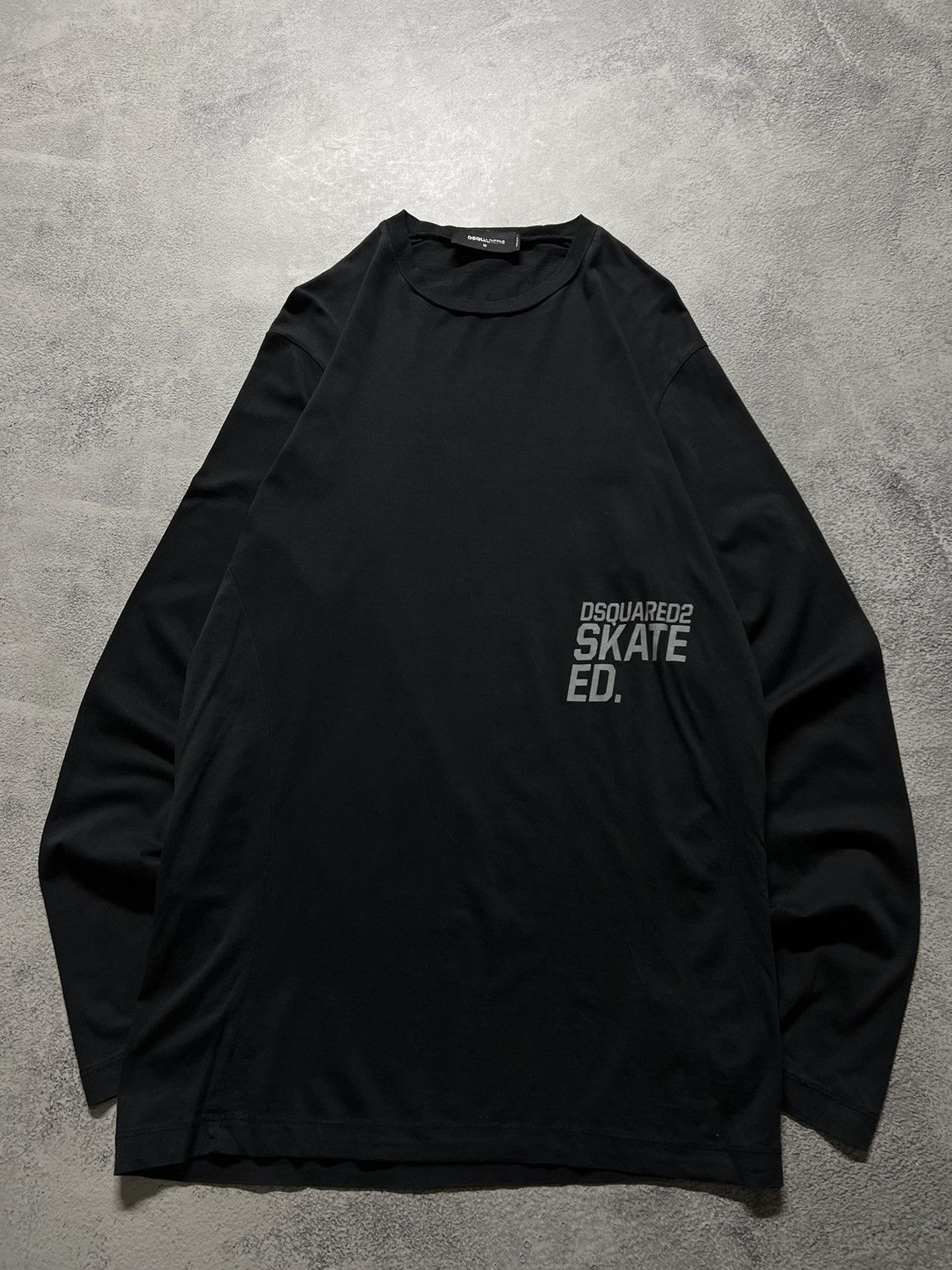 Dsquared2 Vintage Y2k Dsquared 2 Skate Ed🖤 Reflective Logo Long Sleeve Size US M / EU 48-50 / 2 - 7 Thumbnail