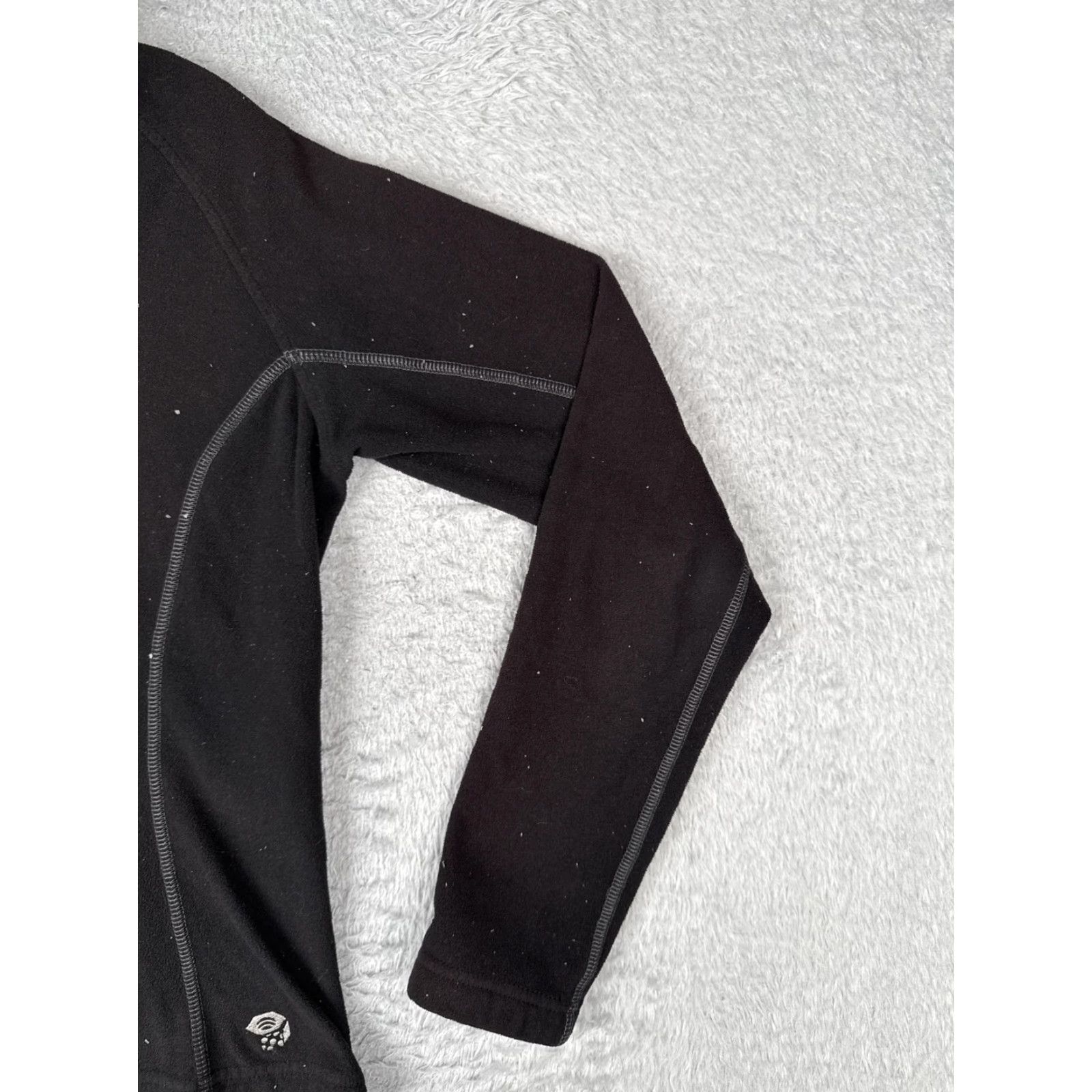 Mountain Hardwear Mountain Hardwear Pullover Womens M Black Fleece 1/4 Zip Hiking Top Poly Size M / US 6-8 / IT 42-44 - 2 Thumbnail