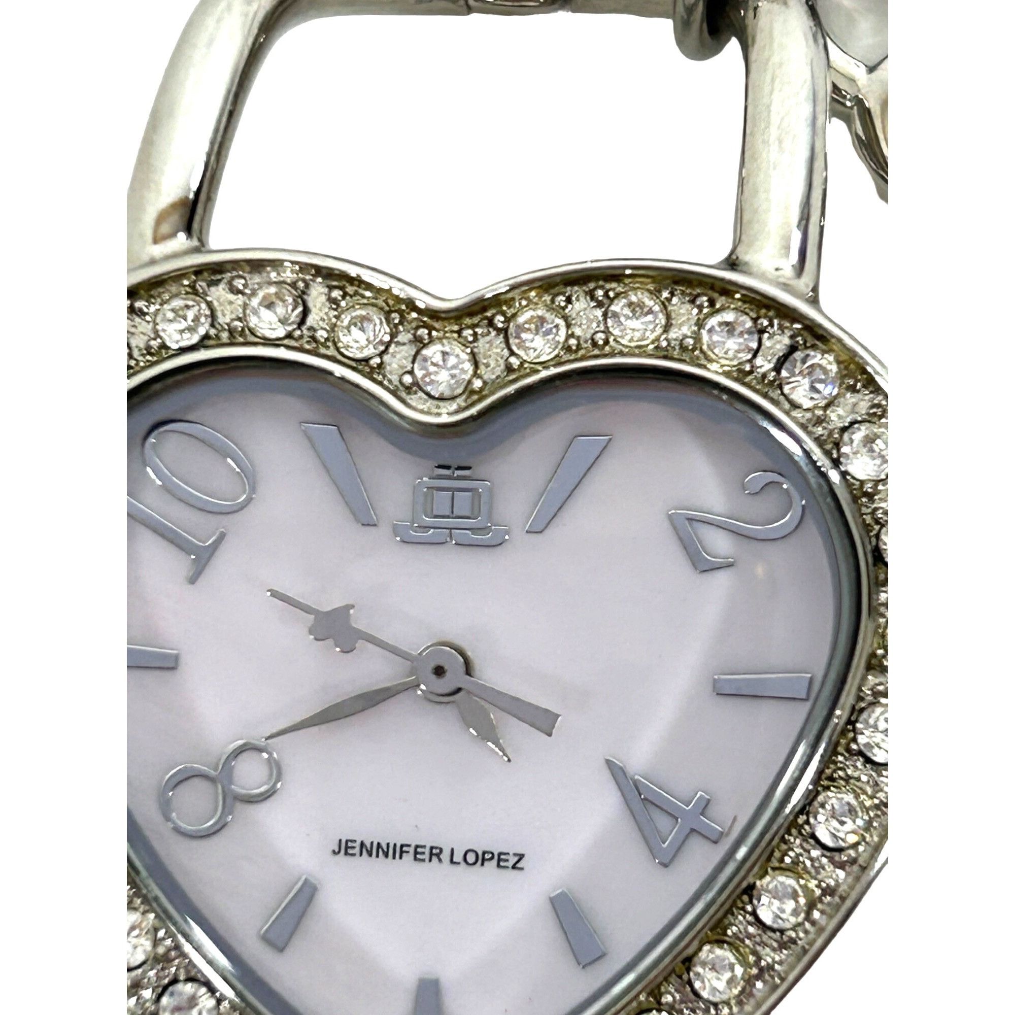 Fossil × Jennifer Lopez Jennifer Lopez Heart Wristwatch Vtg Lock Key Charms White Mo Size ONE SIZE - 19 Thumbnail