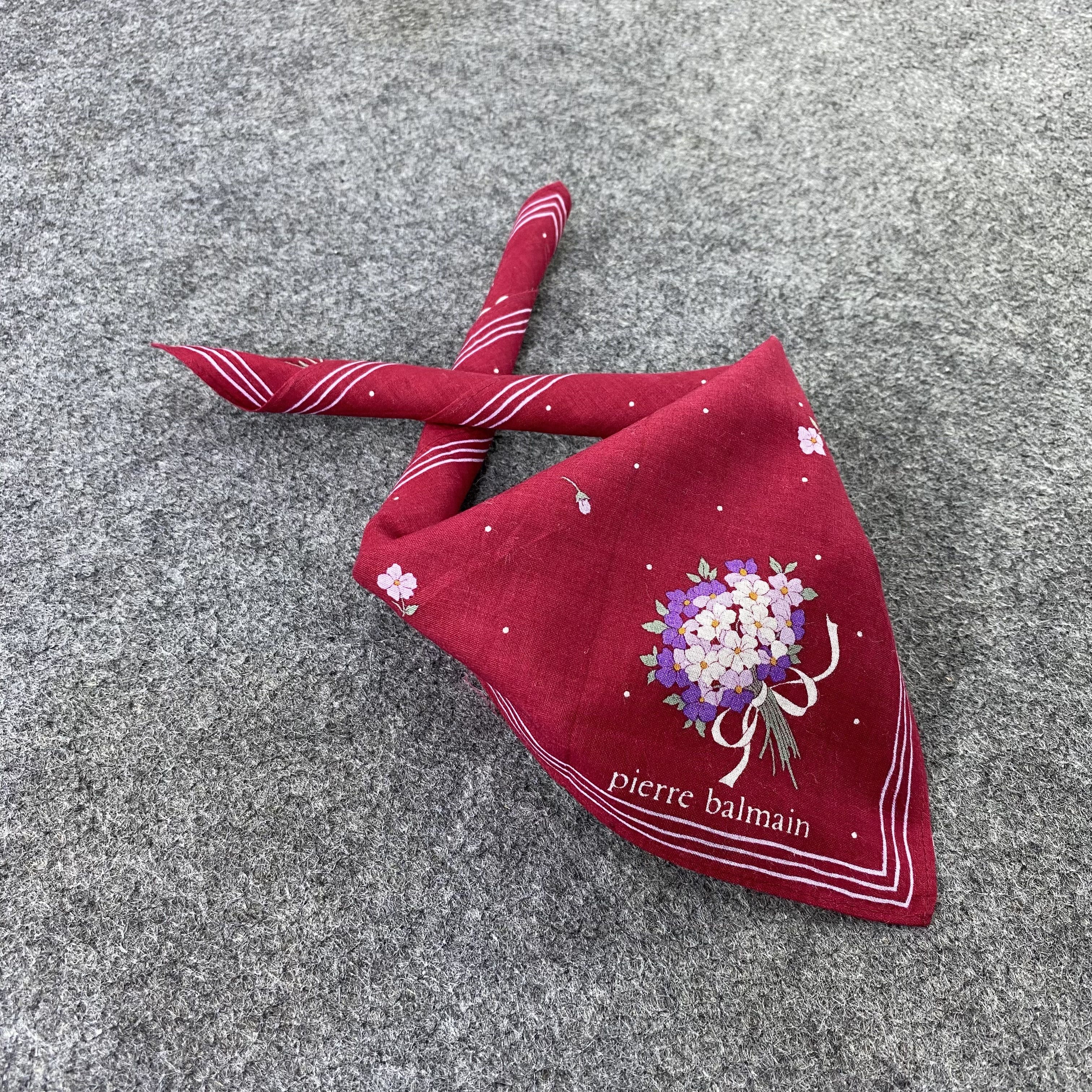 Pierre Balmain Pierre Balmain Handkerchief / Bandana / Neckerchief-B1314 Size ONE SIZE - 1 Thumbnail