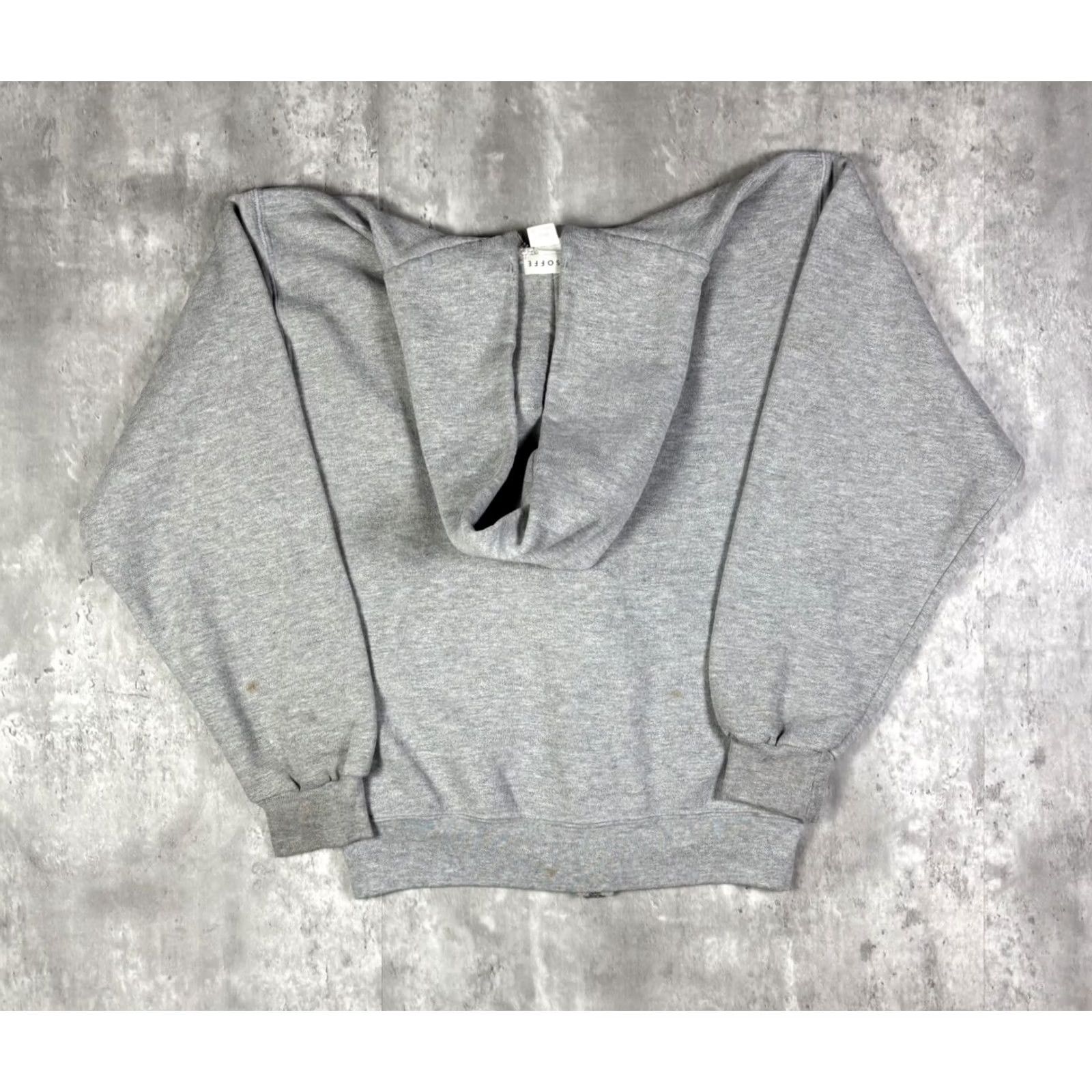 Vintage VINTAGE 90s Bloomsburg University Full Zip Hoodie Mens M Gray Graphic Print Logo Pocket Hooded University College 90s Mens Size US M / EU 48-50 / 2 - 2 Thumbnail