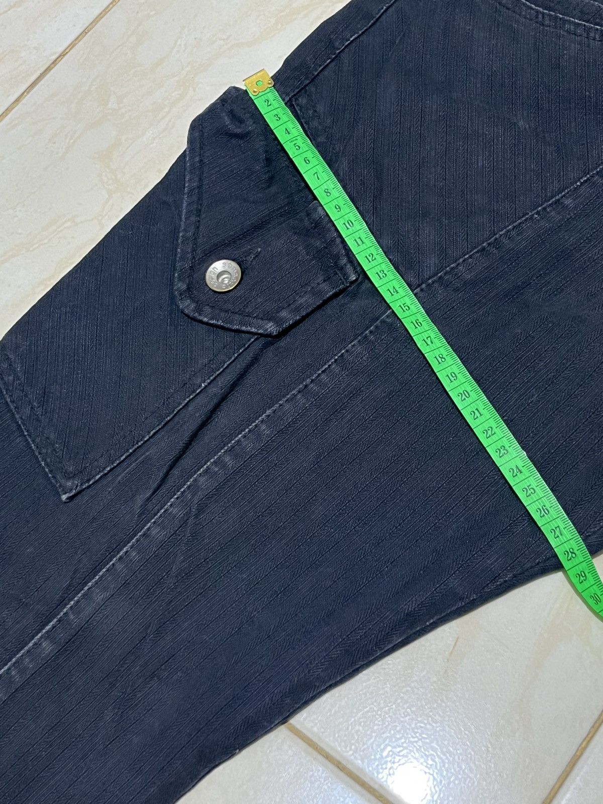Japanese Brand Semanticdesign black washed Flare Pant Size US 32 / EU 48 - 11 Thumbnail