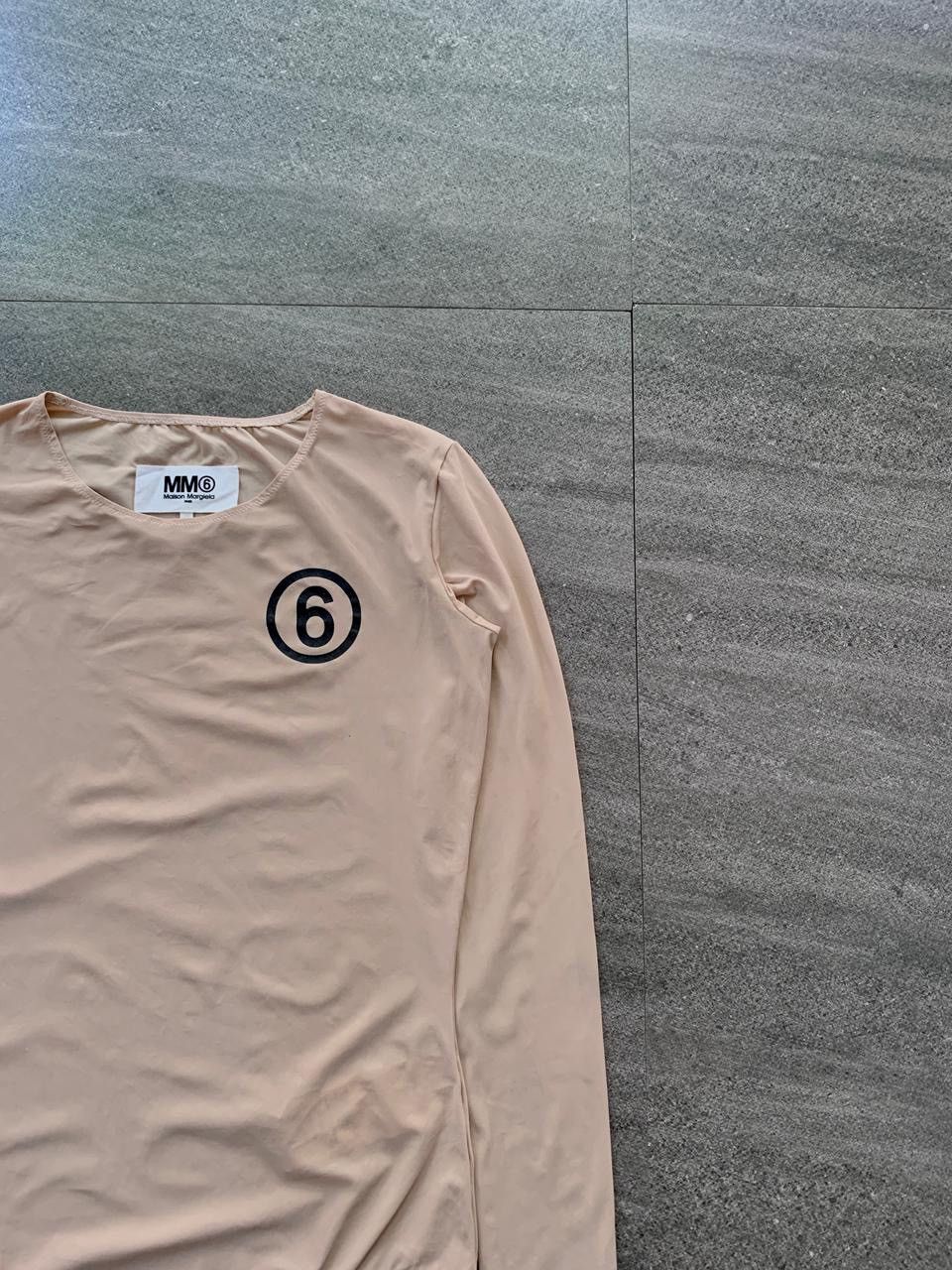 Maison Margiela FREE TAX! Ls MM6 Logo Bodysuit Size S / US 4 / IT 40 - 2 Thumbnail