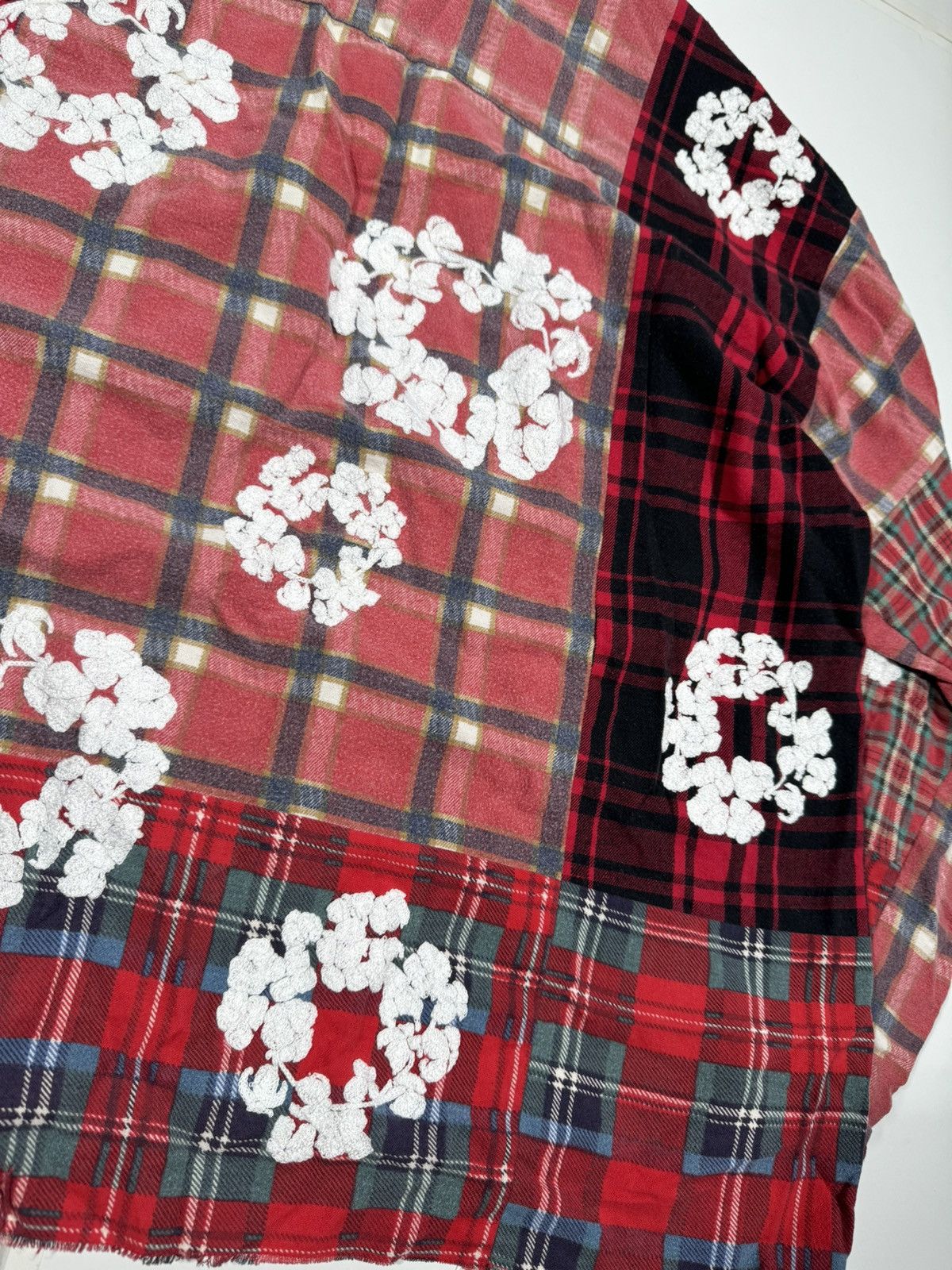 DENIM TEARS × READYMADE Readymade x Denim Tears Check Long Sleeve Shirt Sz XXL Size US XXL / EU 58 / 5 - 9 Thumbnail