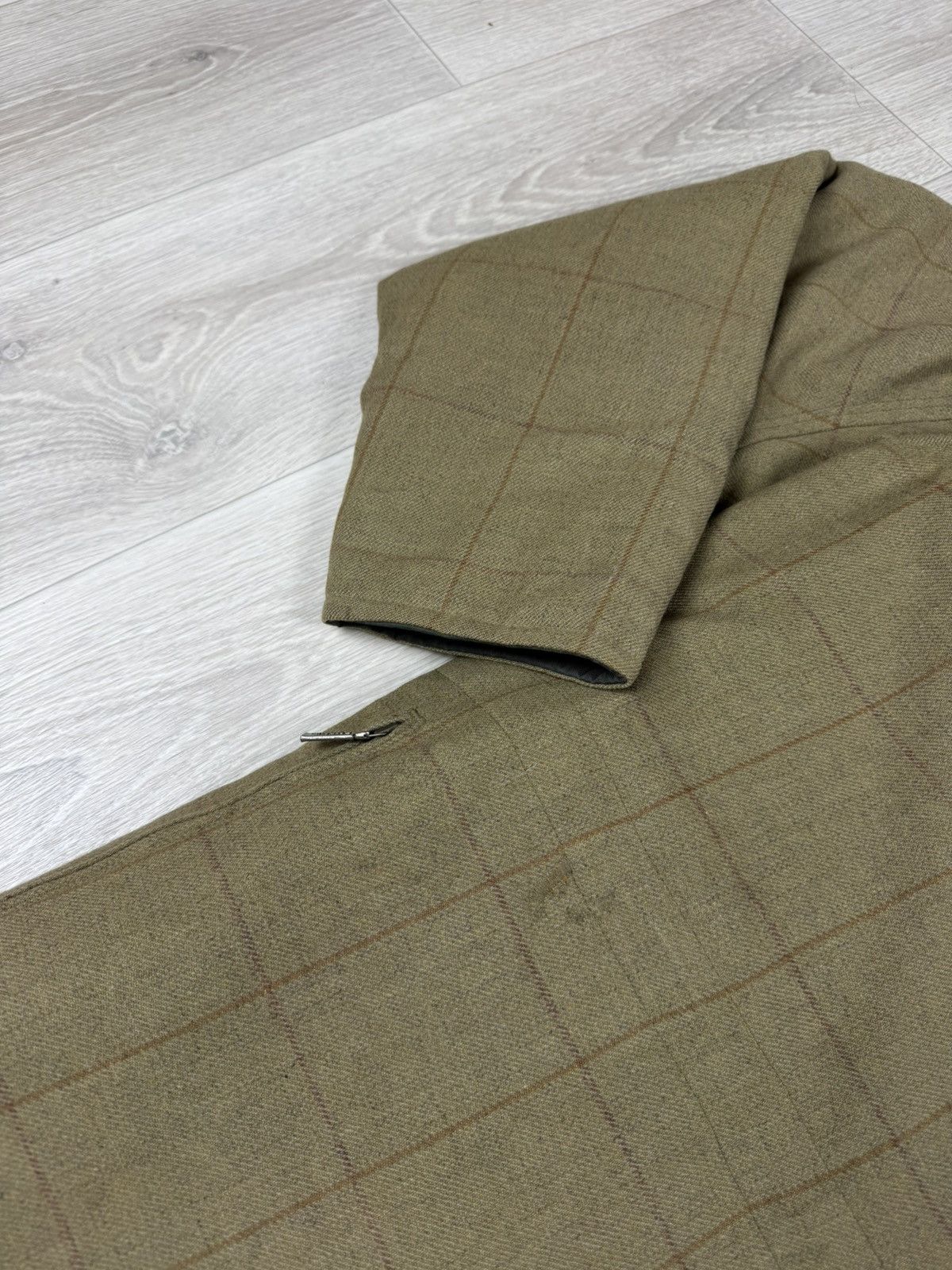 Barbour Barbour Washable Berwick Tweed Jacket Men's Large Green Size US L / EU 52-54 / 3 - 18 Thumbnail
