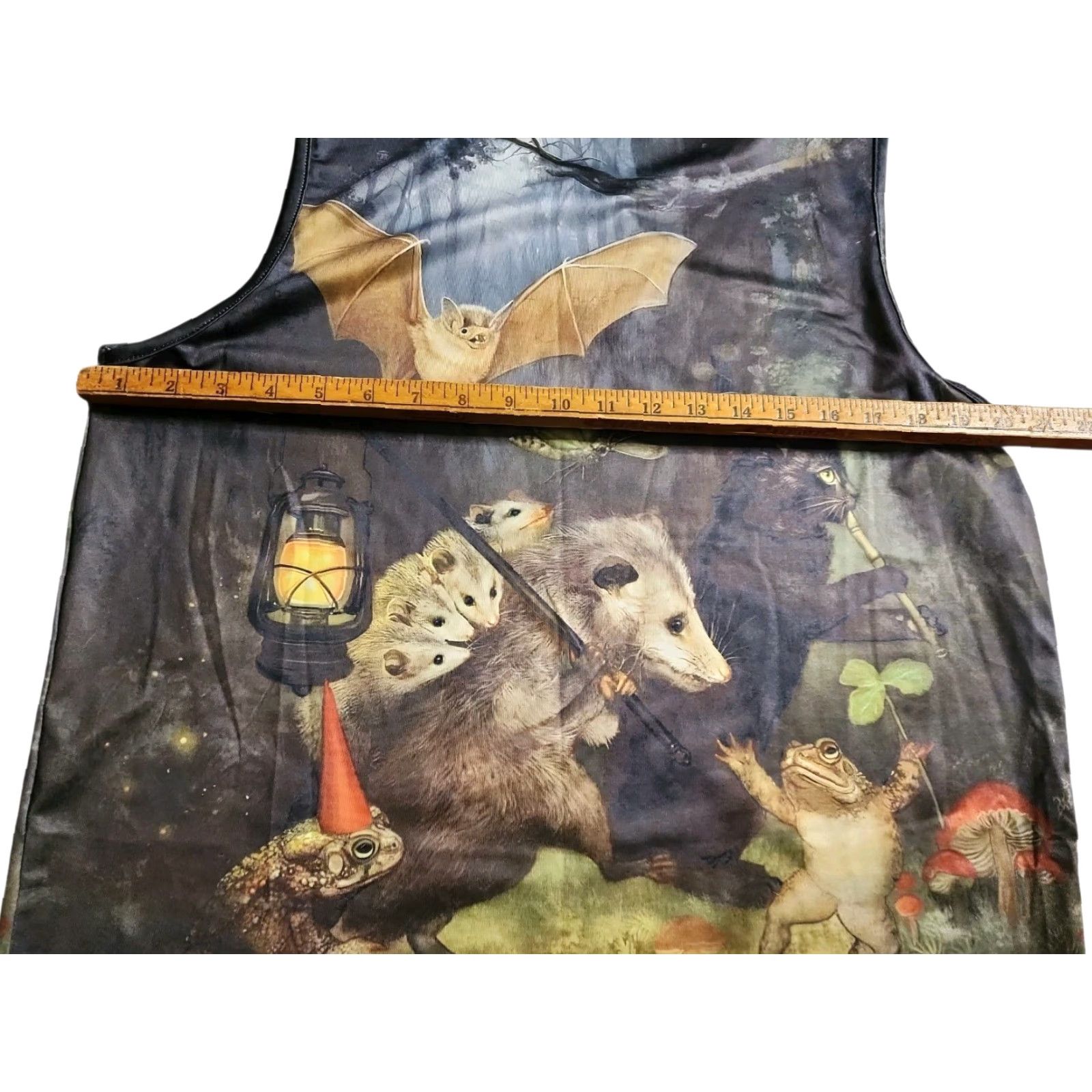 Gloverall Womens Tank Top T Shirt Moonlit March All Over Print Nature Funny L Multicolor Size L Size L / US 10 / IT 46 - 3 Thumbnail