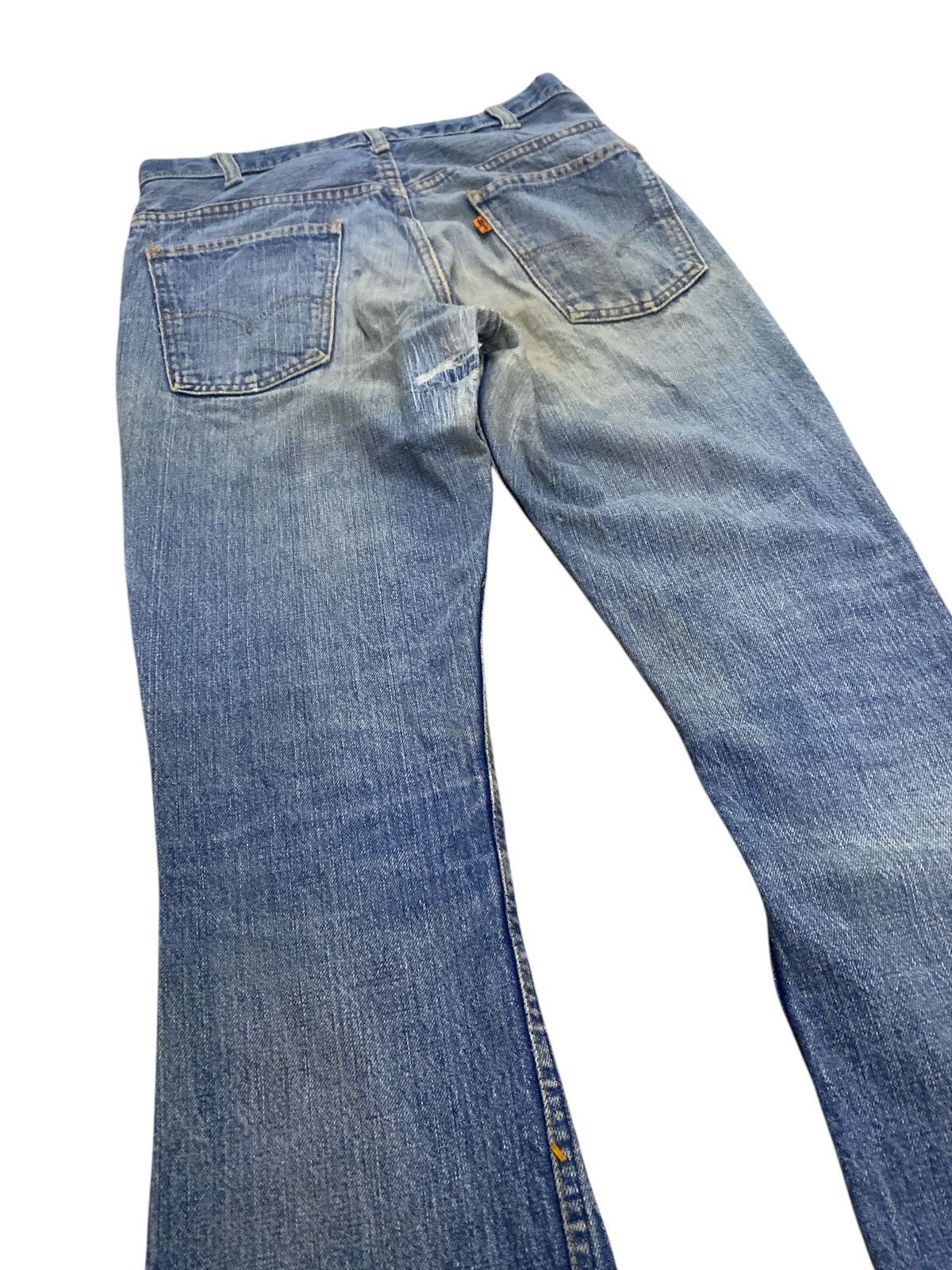 Levi's × Levi's Vintage Clothing × Vintage Flared💥Vintage 70s Levi’s Orange Tab Bell Bottom Jeans Size US 30 / EU 46 - 13 Thumbnail