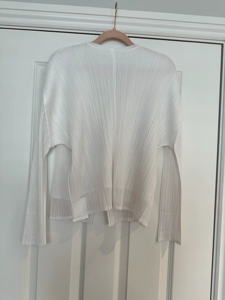 Issey Miyake Issey Miyake size:3 A white hollowed-out coat Size M / US 6-8 / IT 42-44 - 7 Thumbnail