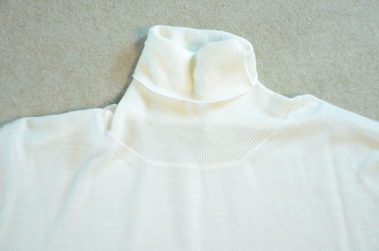 Bottega Veneta BV turtleneck sweater white long 52 Size US L / EU 52-54 / 3 - 3 Thumbnail