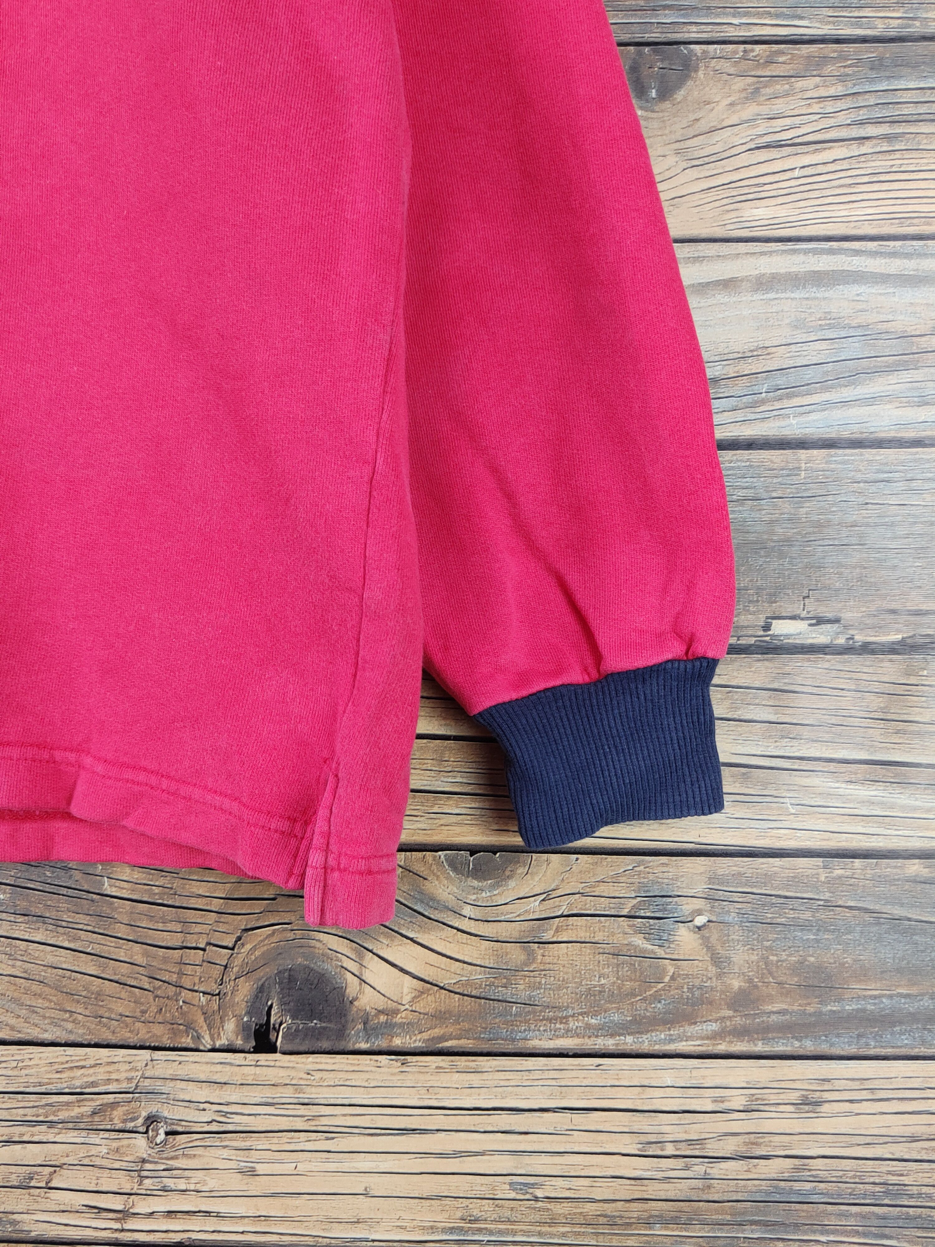 Lacoste × Vintage DL Lacoste vintage Red Sweatshirts #428 Size M / US 6-8 / IT 42-44 - 7 Thumbnail