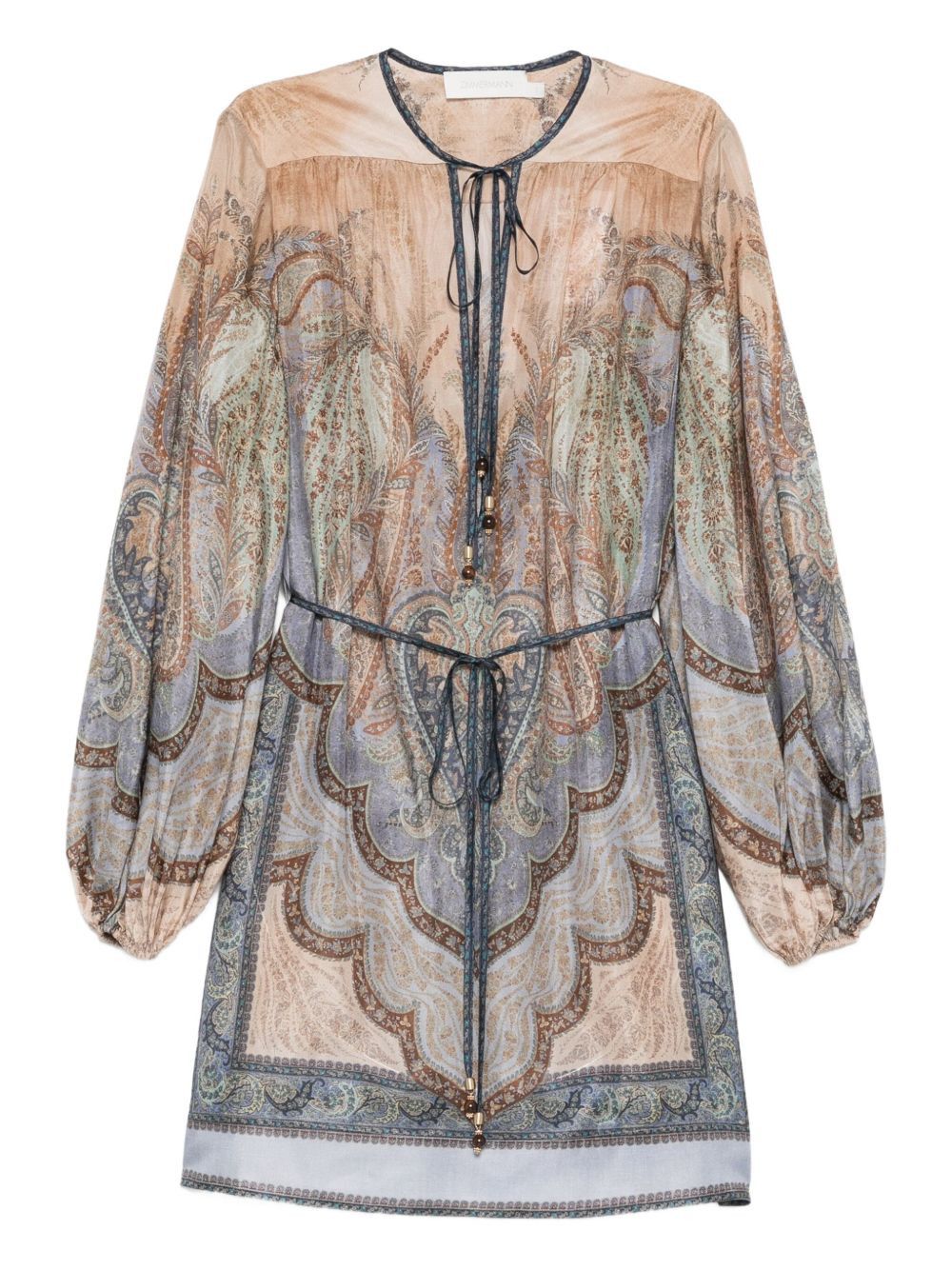 Zimmermann WANDERLUST SILK TUNIC Size L / US 10 / IT 46 - 1 Thumbnail