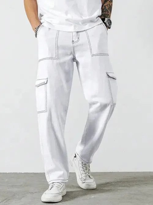 Jean Sachiko x Hino Cargo Stiching Jeans Pants Straight Leg Size US 32 / EU 48 - 7 Thumbnail