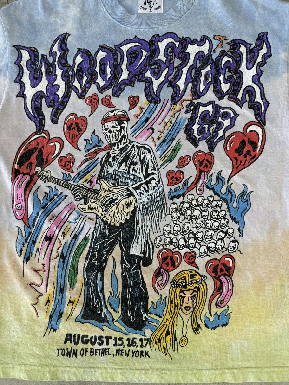 Warren Lotas Warren Lotas Woodstock Tie Dye Tee Size US M / EU 48-50 / 2 - 2 Thumbnail