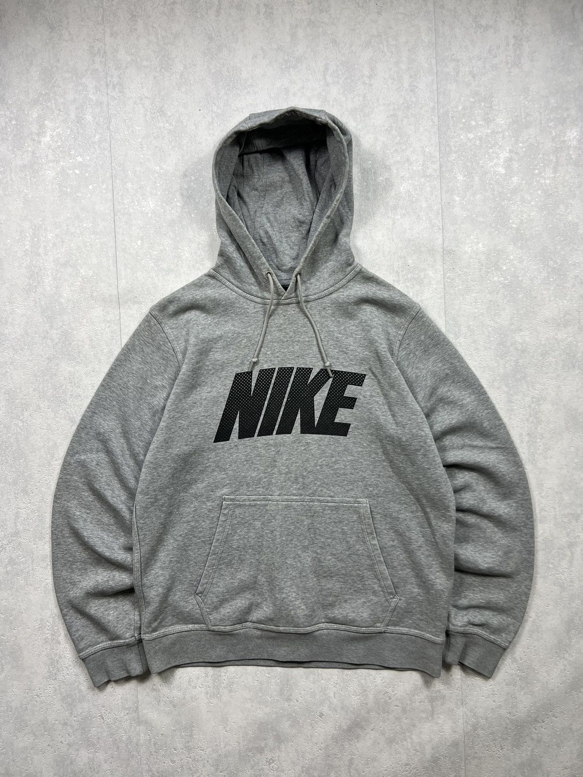 Nike 00’s NIKE RETRO BIG CENTRAL LOGO SPELLOUT Y2K HOODIE Size US M / EU 48-50 / 2 - 1 Thumbnail