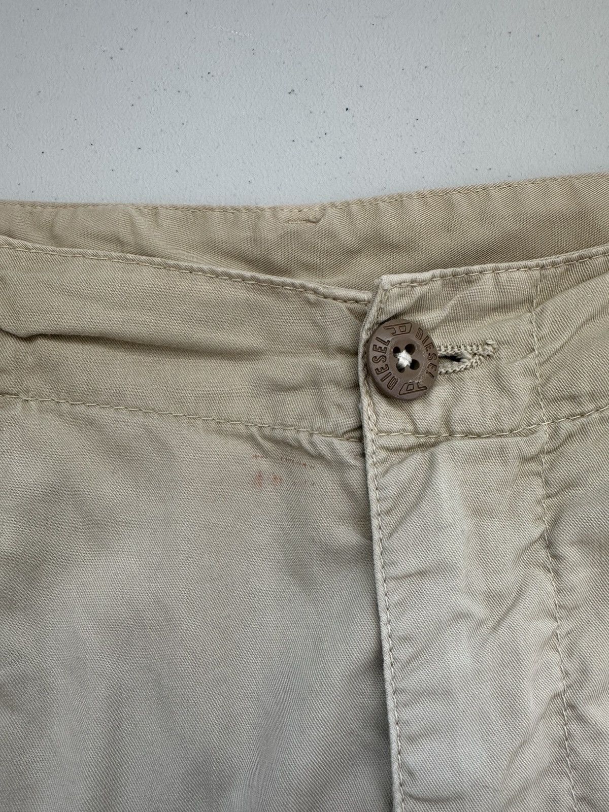 Diesel × Vintage Vintage Y2k Diesel Cargo Shorts Size US 33 - 6 Thumbnail