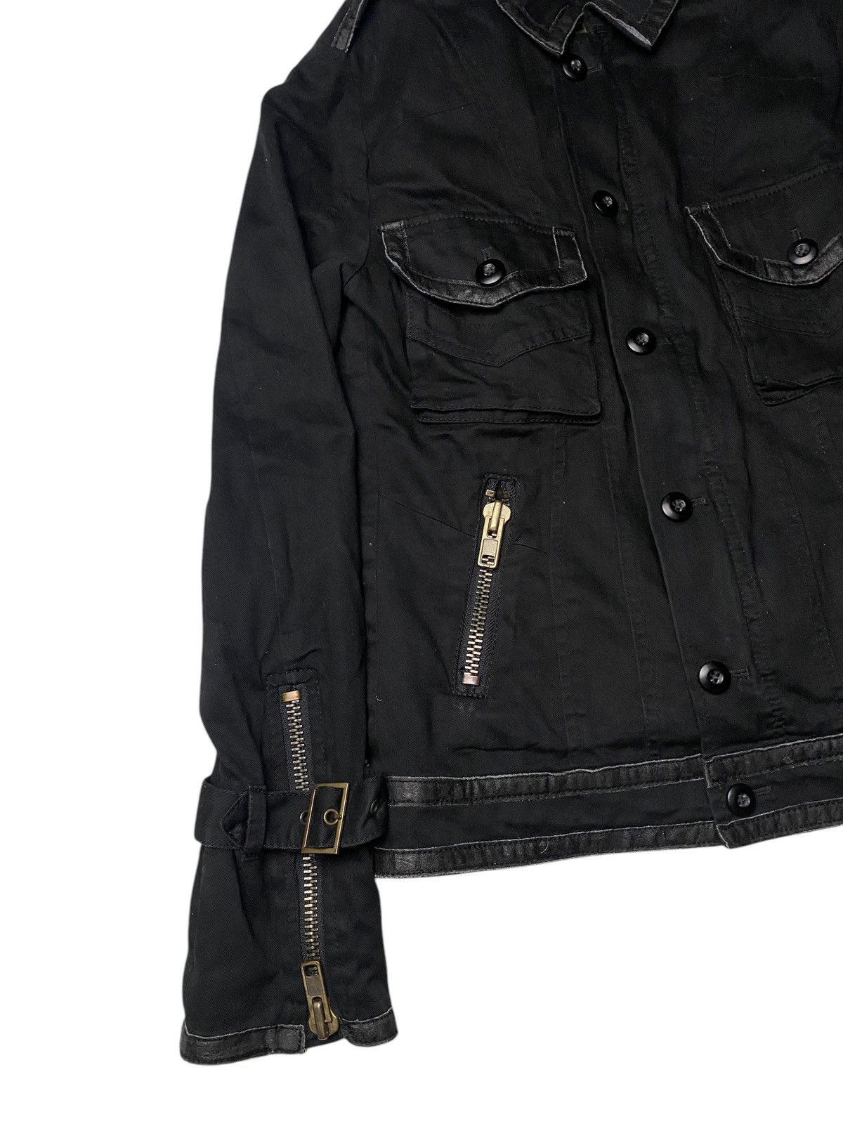 If Six Was Nine 2000's Free Phase Bondage Leather Jacket Size US S / EU 44-46 / 1 - 5 Thumbnail