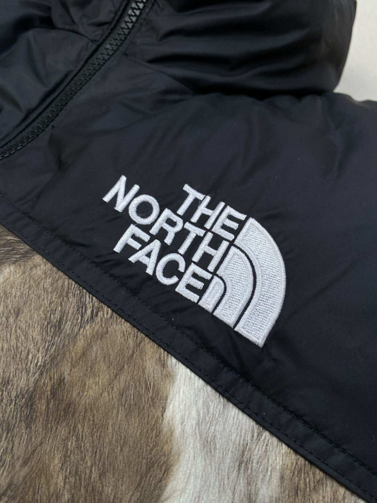 Supreme × The North Face Supreme x The North Face FW13 Fur Print Nuptse Jacket Size US S / EU 44-46 / 1 - 8 Thumbnail