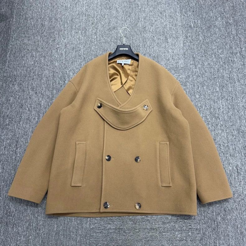 Loewe loewe Solid color wool coat 2506-Nextarrow Size US L / EU 52-54 / 3 - 1 Thumbnail