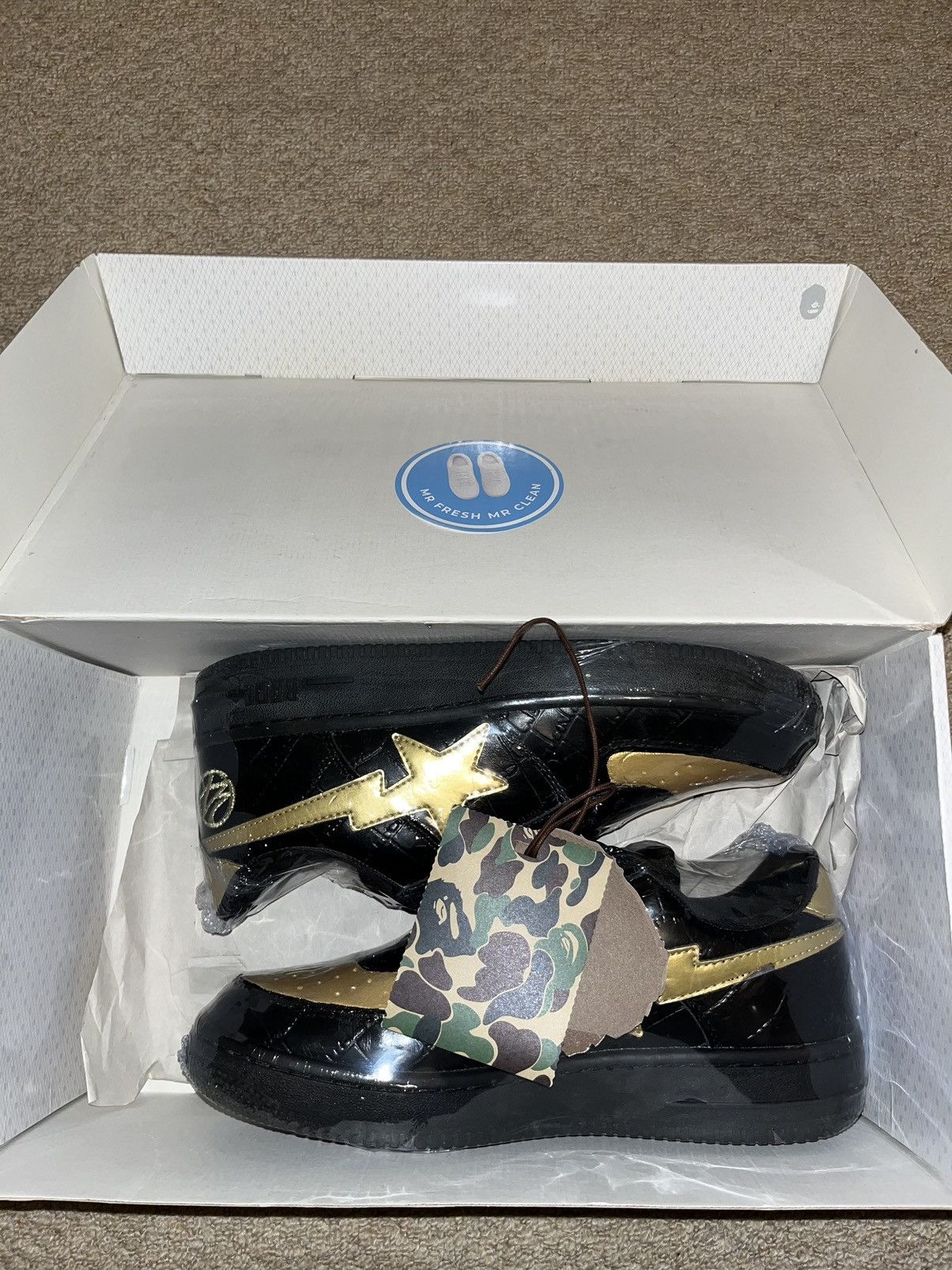 Bape Bape 24karats bapesta Size US 9 / EU 42 - 3 Thumbnail
