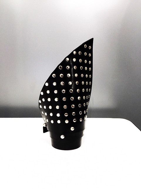 Other Ammunition Couture RAGING GLAMOUR Riveted Heavy Rubber Cuff Size ONE SIZE - 1 Thumbnail