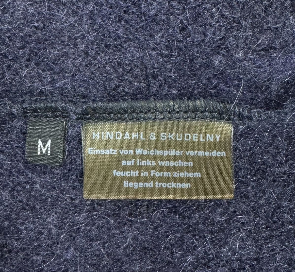Designer Hindahl&Skudelny Wool-Mohair Sweater size M Size M / US 6-8 / IT 42-44 - 10 Thumbnail