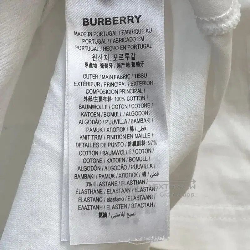 Burberry Burberry White Cotton Women's T-shirt. Size M / US 6-8 / IT 42-44 - 4 Thumbnail