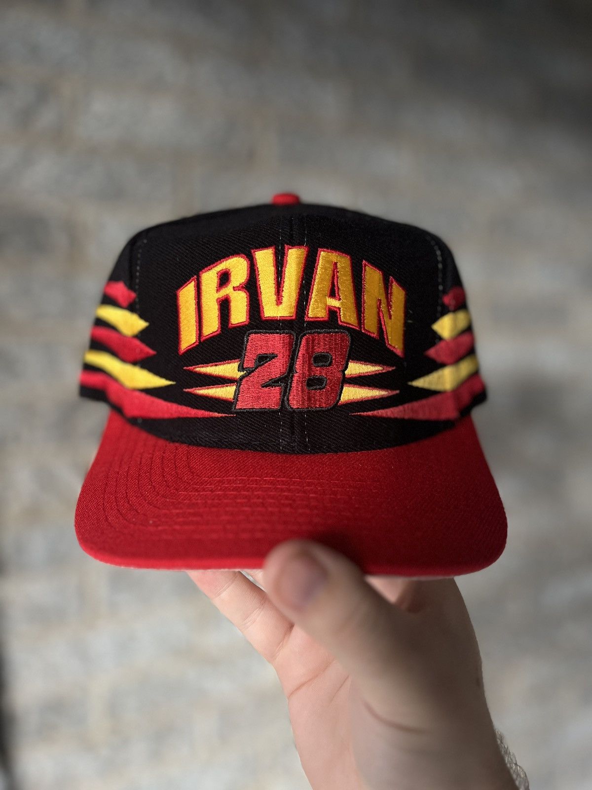 Logo Athletic × Sports Specialties × Vintage Vintage 90’s NASCAR Wool Logo Athletic D Cut SnapBack Hat Size ONE SIZE - 1 Thumbnail