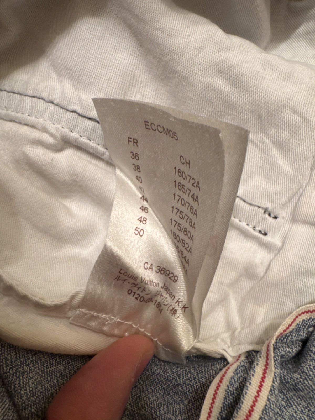 Louis Vuitton LV Lightweight Selvedge Denim Size US 34 / EU 50 - 11 Thumbnail