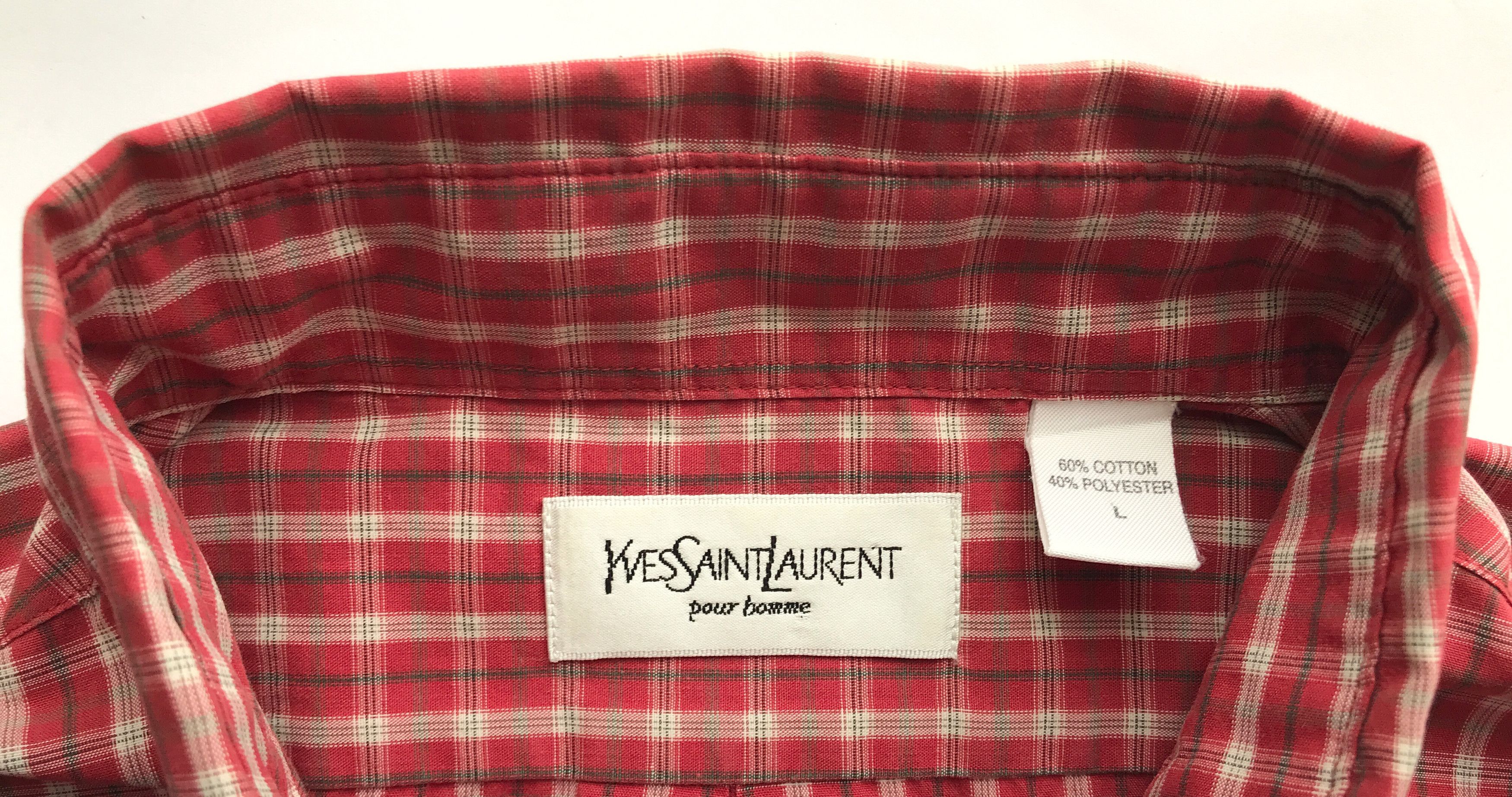 Yves Saint Laurent VINTAGE Y2K YSL YVES SAINT LAURENT SHIRT Size US L / EU 52-54 / 3 - 5 Thumbnail