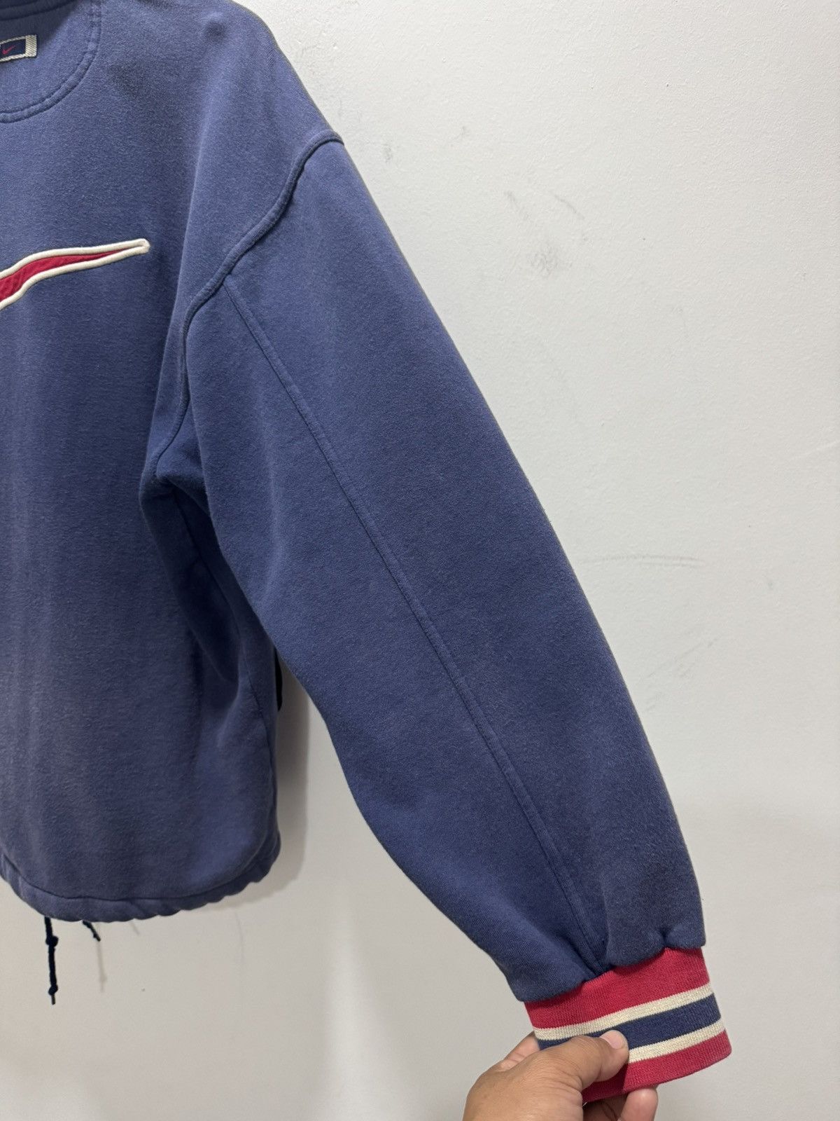 Nike VINTAGE 90s NIKE SWOOSH BIG LOGO EMBROIDERY ZIPPER UP JACKET Size US M / EU 48-50 / 2 - 3 Thumbnail