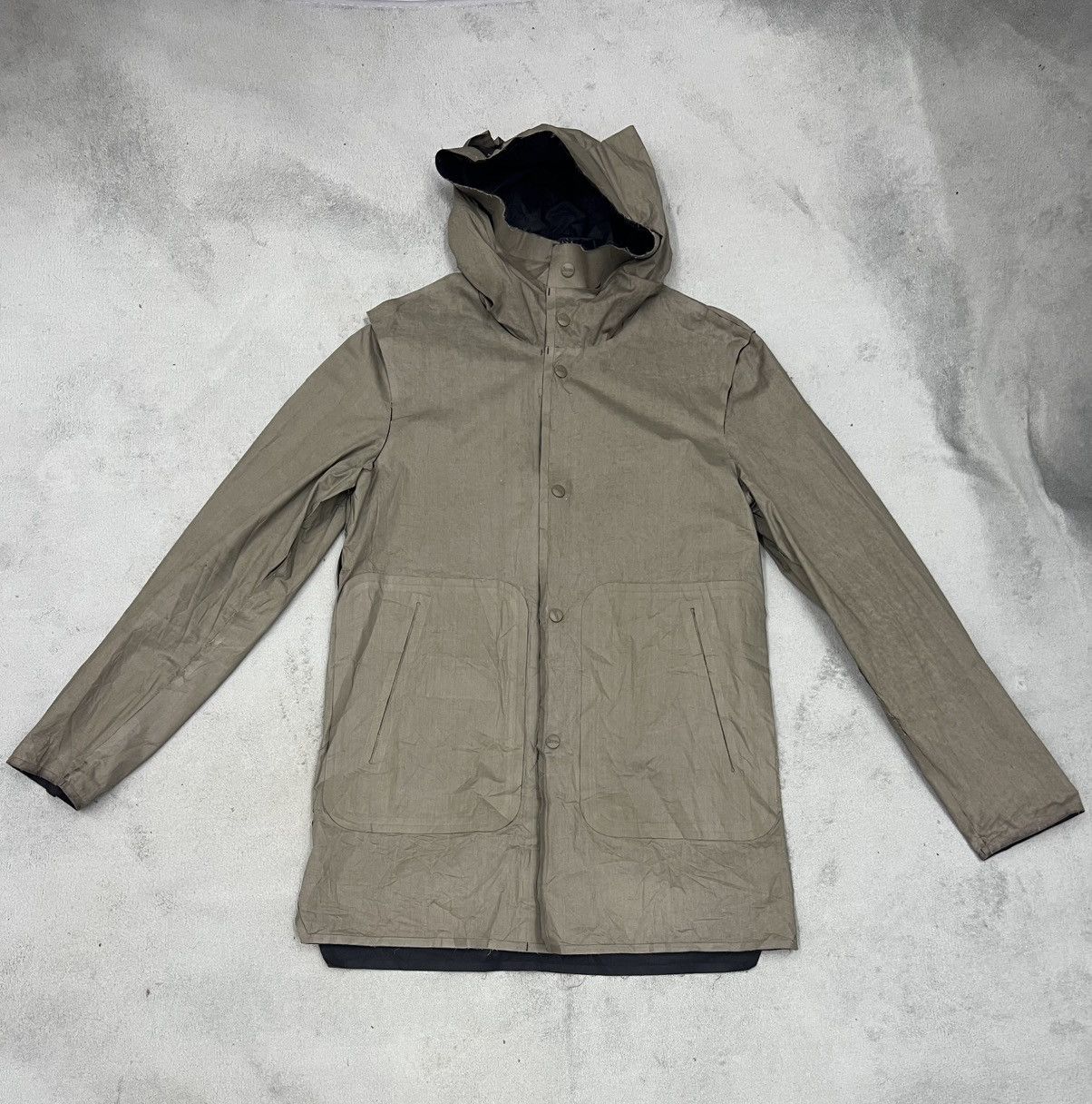 HERNO GORPCORE HALF COAT JACKET