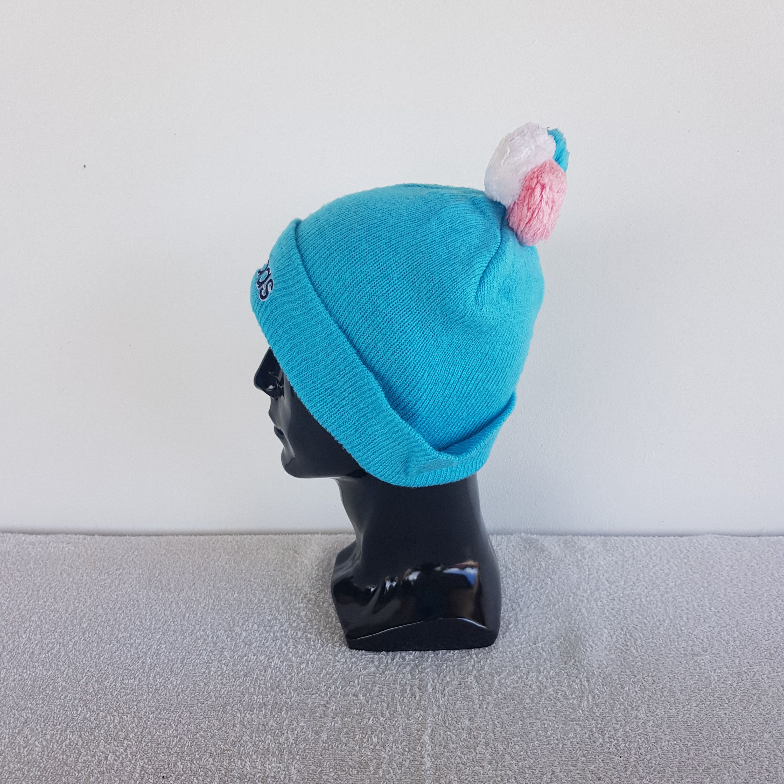 Adidas Vintage Adidas Beanie Fair Isle Ribbed Knit Snow Caps Hats. Size ONE SIZE - 4 Thumbnail