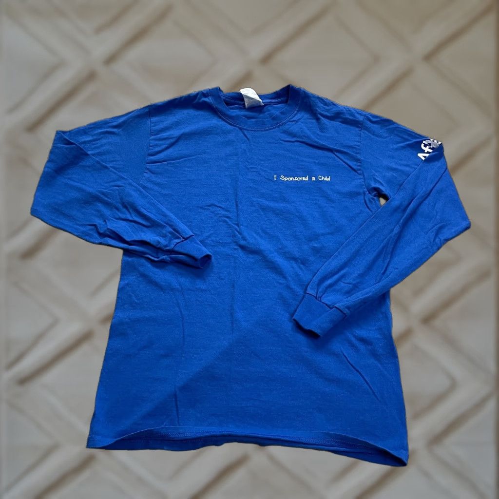 Gildan Gildan Ultra Cotton Christmas T-Shirt Unisex Small Blue Graphic Long Sleeve Size US S / EU 44-46 / 1 - 1 Thumbnail