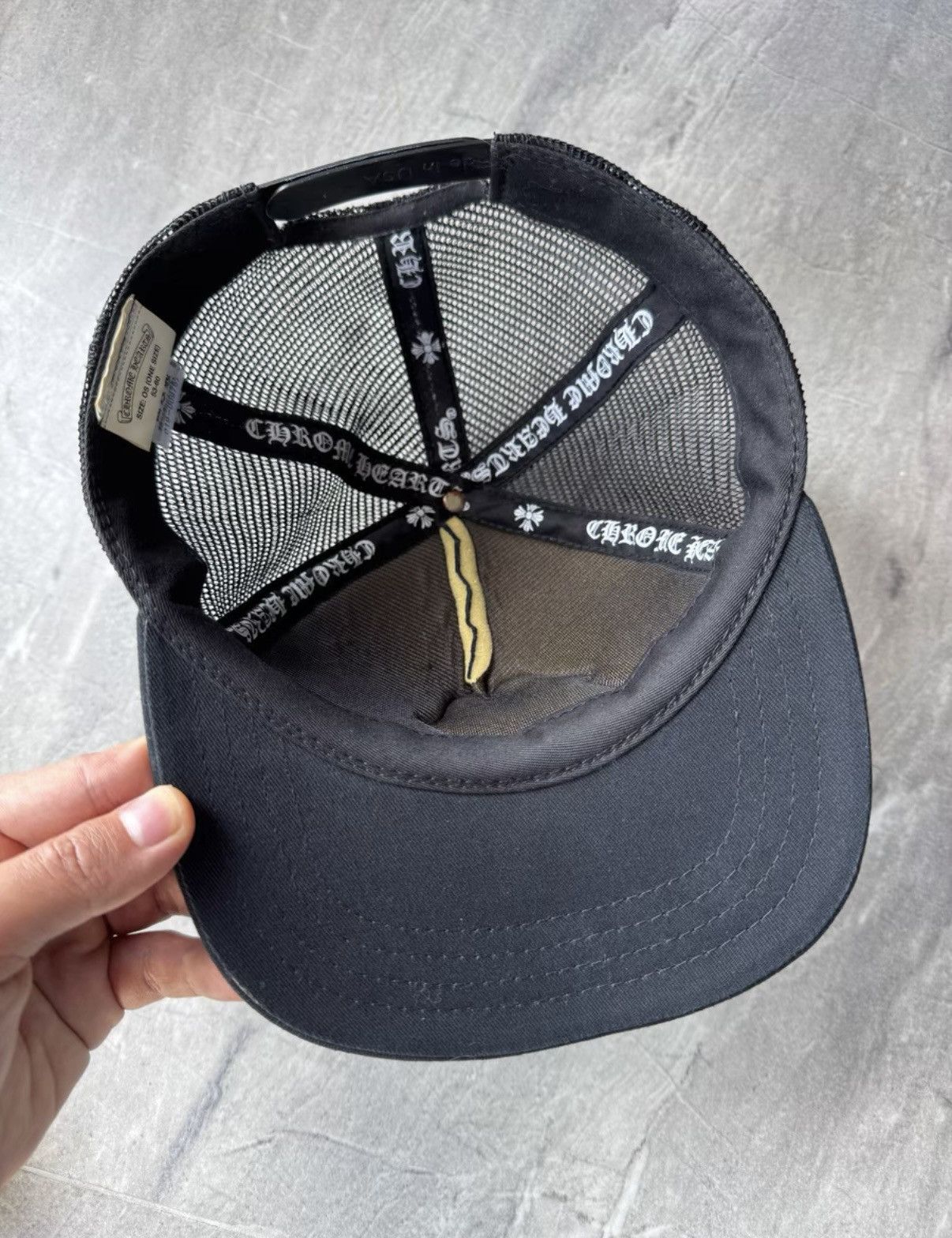 Chrome Hearts Chrome Hearts Big Tongue Leather Patch Baseball Cap Size ONE SIZE - 3 Thumbnail