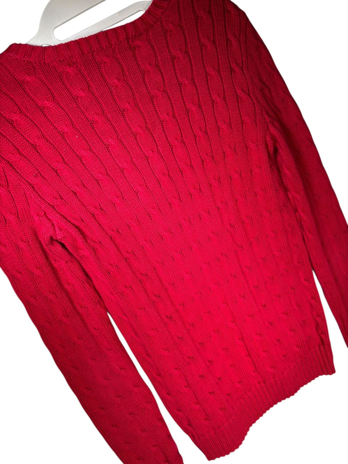 Vintage Polo Sport Cable Knit Sweater Size M / US 6-8 / IT 42-44 - 5 Thumbnail