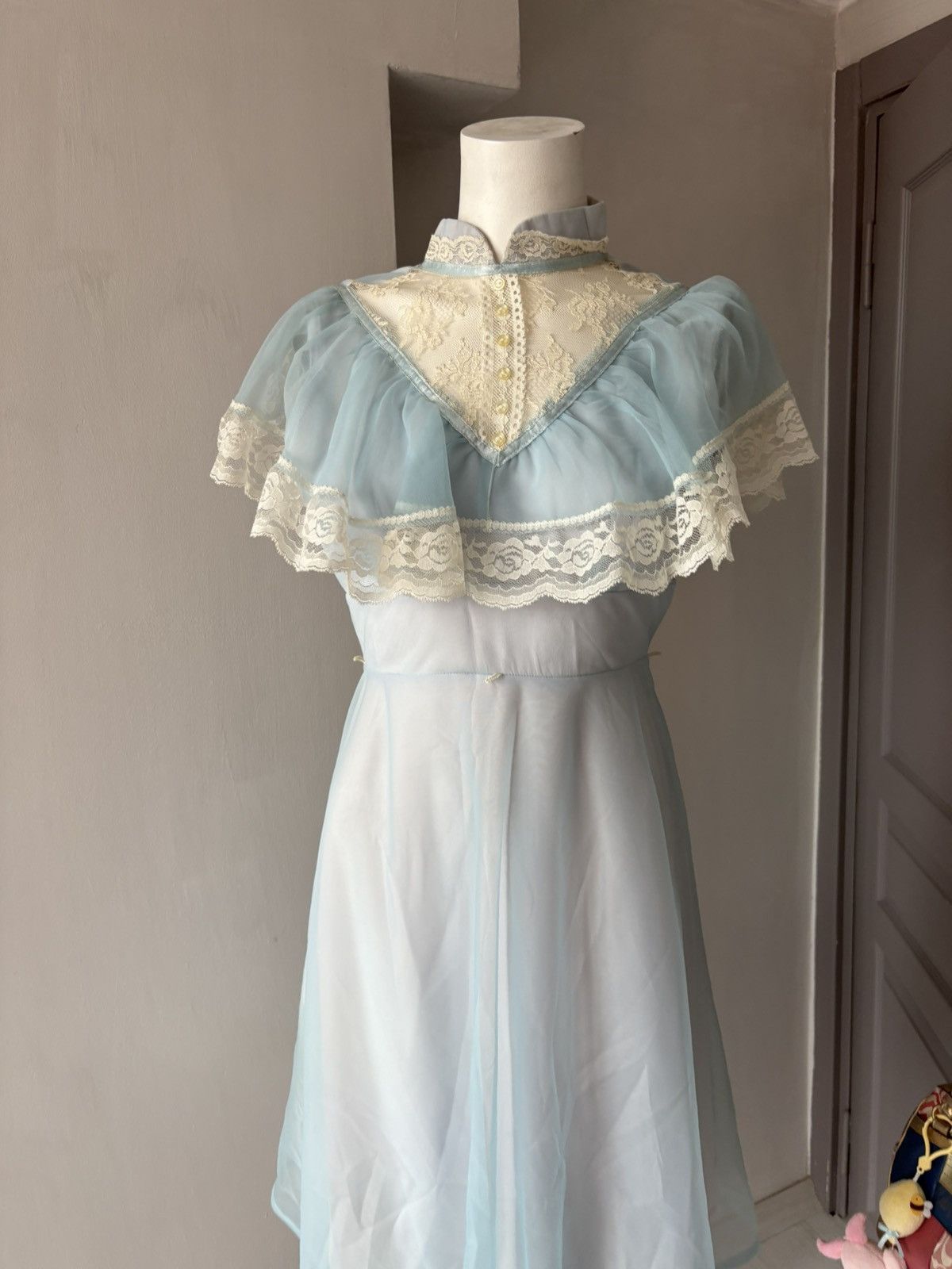 Vintage Antique dress Size XS / US 0-2 / IT 36-38 - 5 Thumbnail