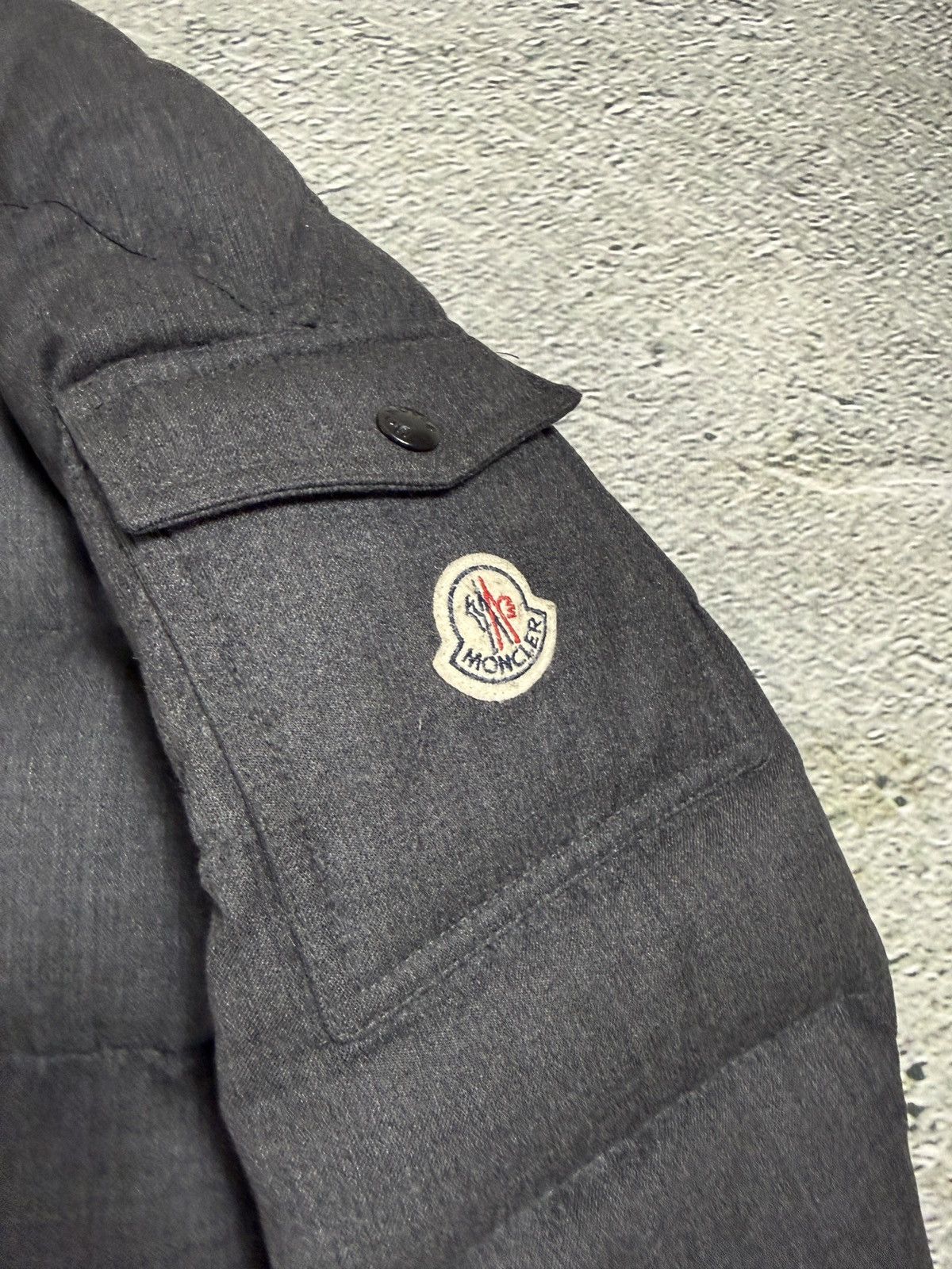 Moncler Moncler puffer jacket grey down Size US XL / EU 56 / 4 - 4 Thumbnail
