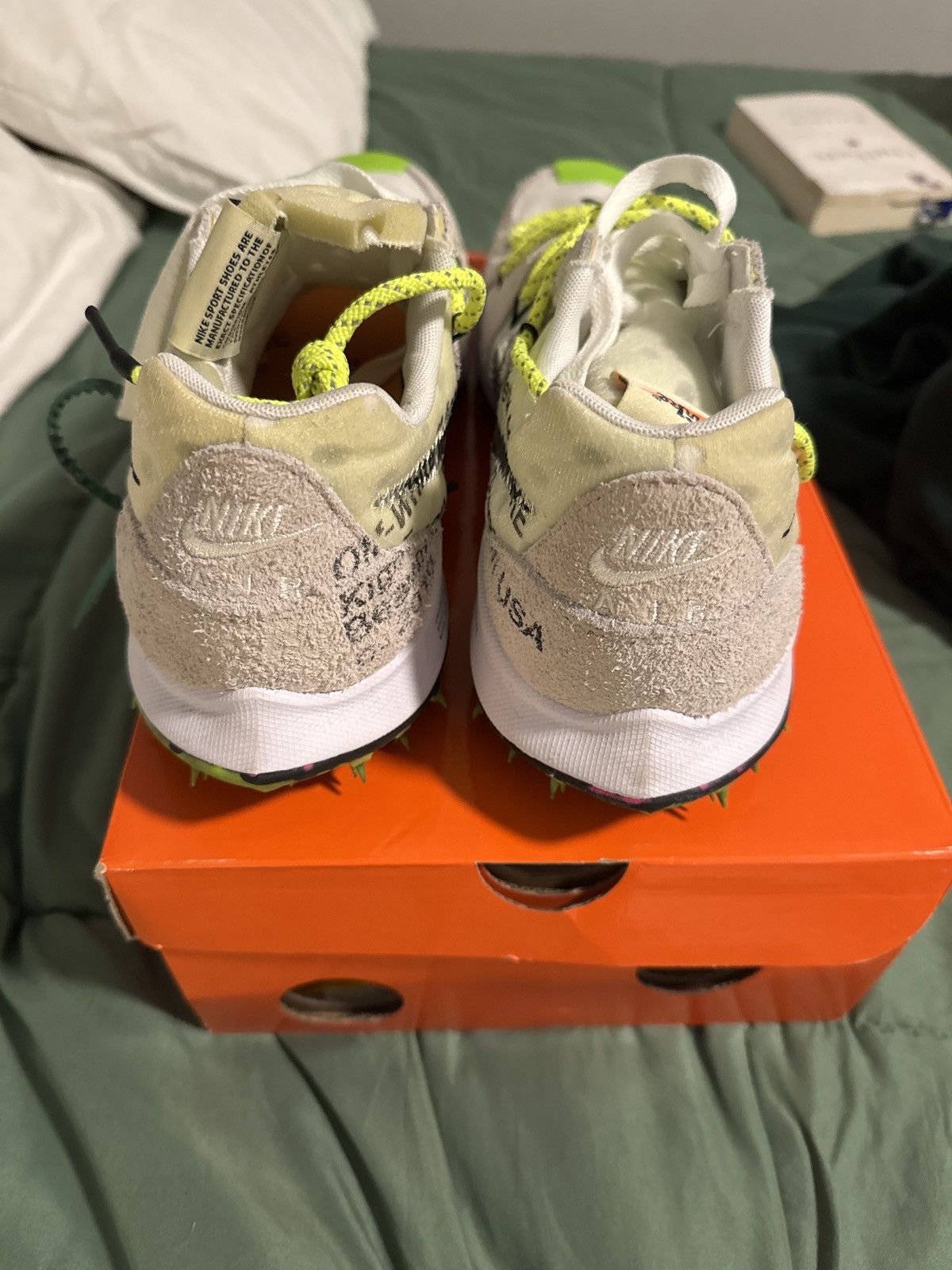 Nike × Off-White Off White x Nike Zoom Terra Kiger 5 - White/Metallic Silver Size US 12.5 / EU 45-46 - 8 Thumbnail