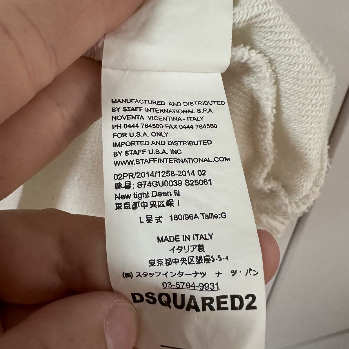 Dsquared2 Ds2 Dsquared2 Rare Size US L / EU 52-54 / 3 - 5 Thumbnail