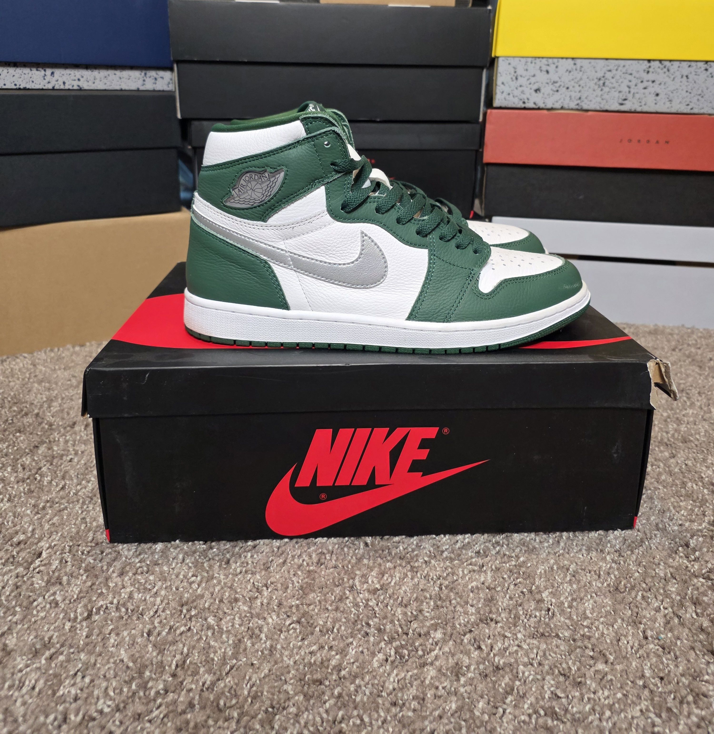 Jordan Brand Air Jordan 1 High Gorge Green Size US 11 / EU 44 - 3 Thumbnail