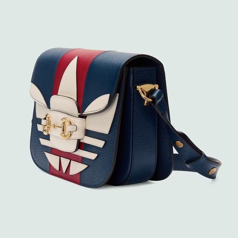 💥LIMITED💥Gucci X Adidas Small Horsebit Shoulder bag